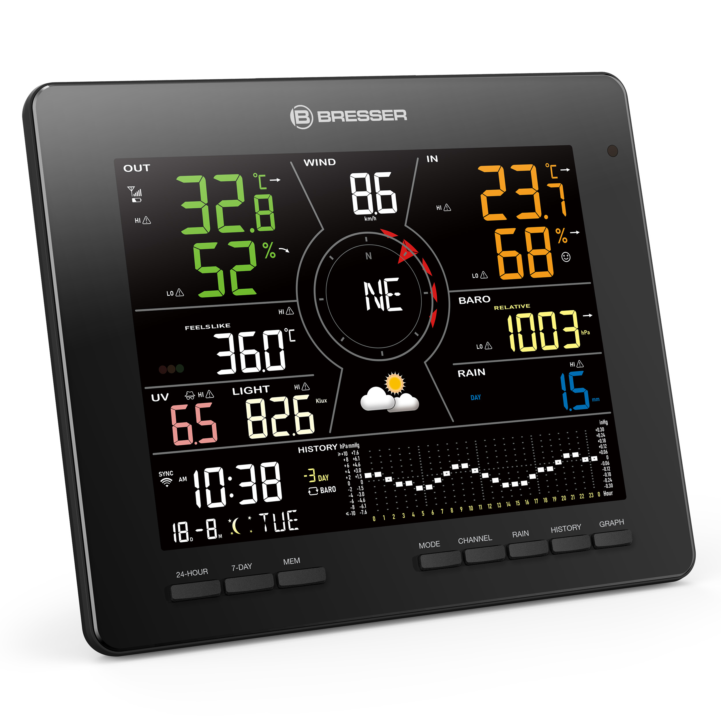 BRESSER Wi-Fi 4CAST MD Wireless Weather Station