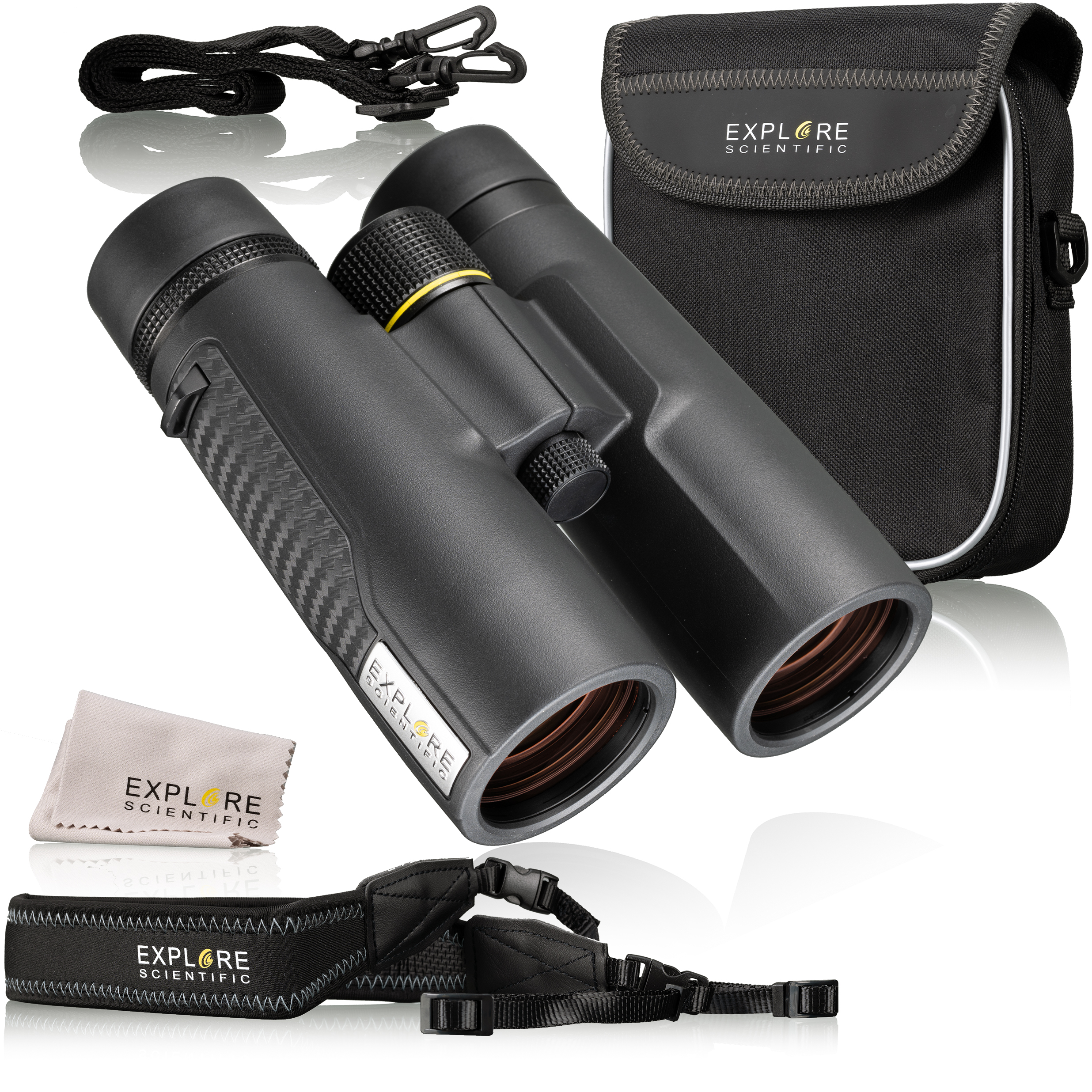 EXPLORE SCIENTIFIC G400 8x42 Roof Prism Binocular with Phase Coating