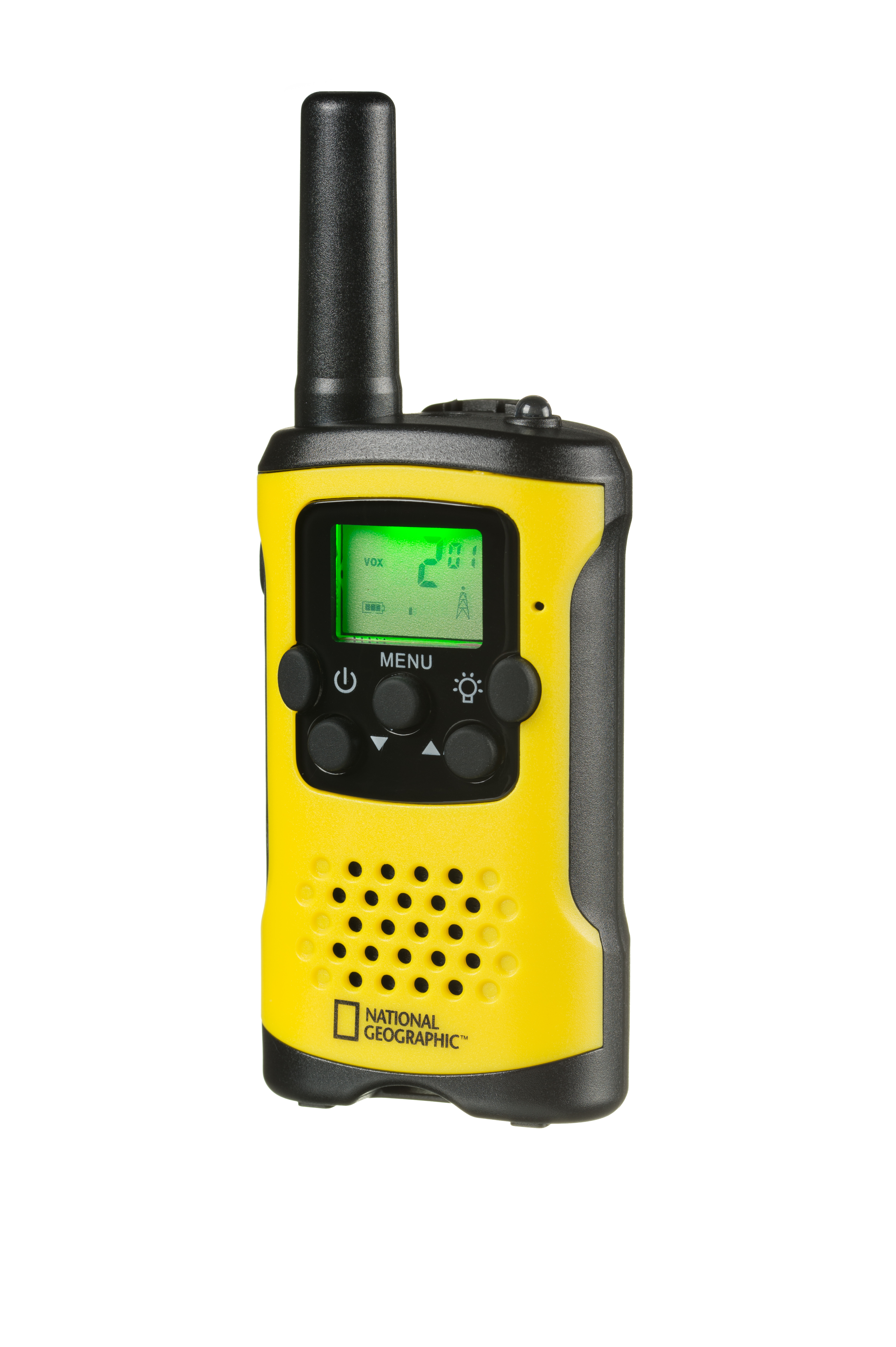 Zestaw 2 walkie talkie NATIONAL GEOGRAPHIC FM o dużym zasięgu do 6 km i z funkcją wolnych rąk