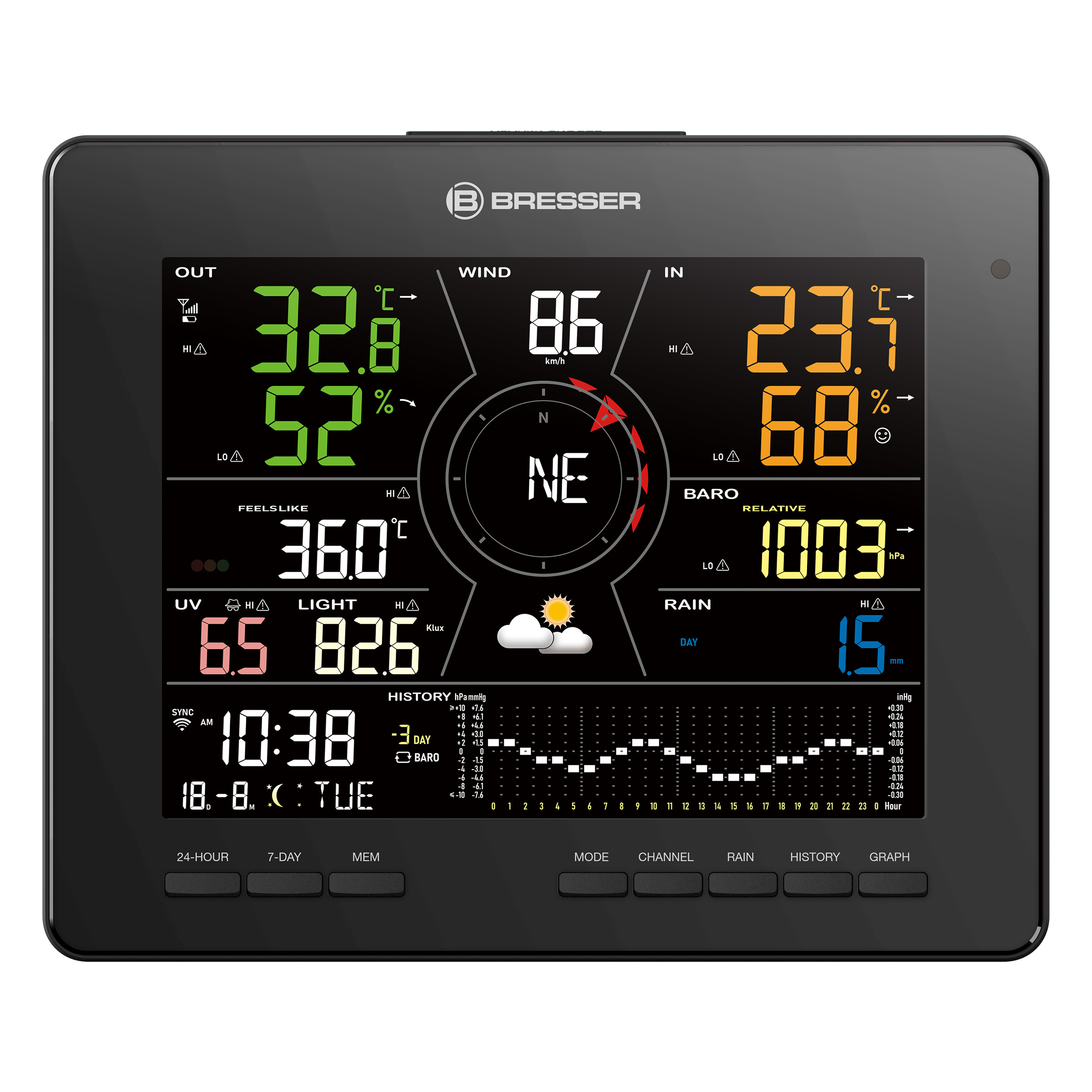 BRESSER Wi-Fi 4CAST MD Wireless Weather Station