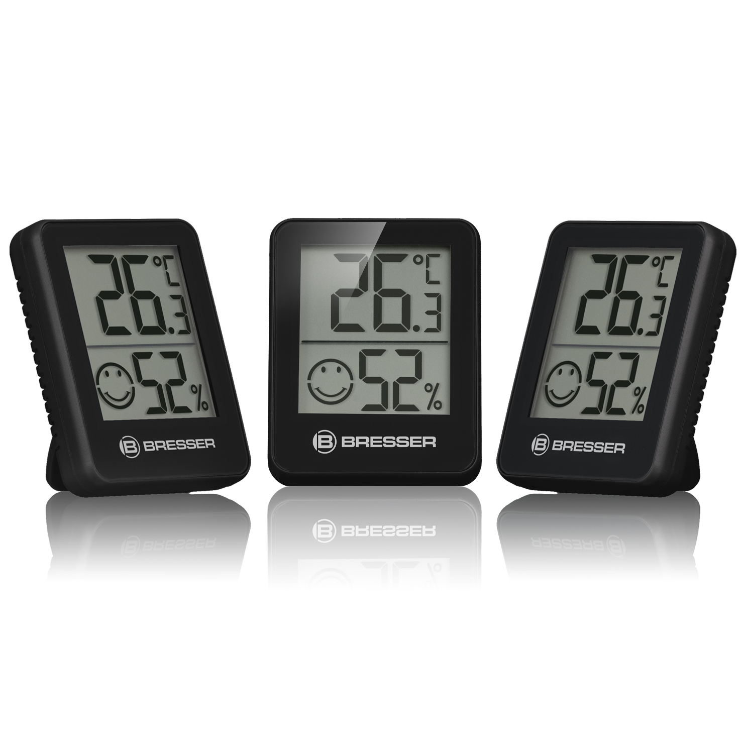 BRESSER ClimaTemp Hygro Indicator 6 piece set Thermo-/Hygrometer (Refurbished)