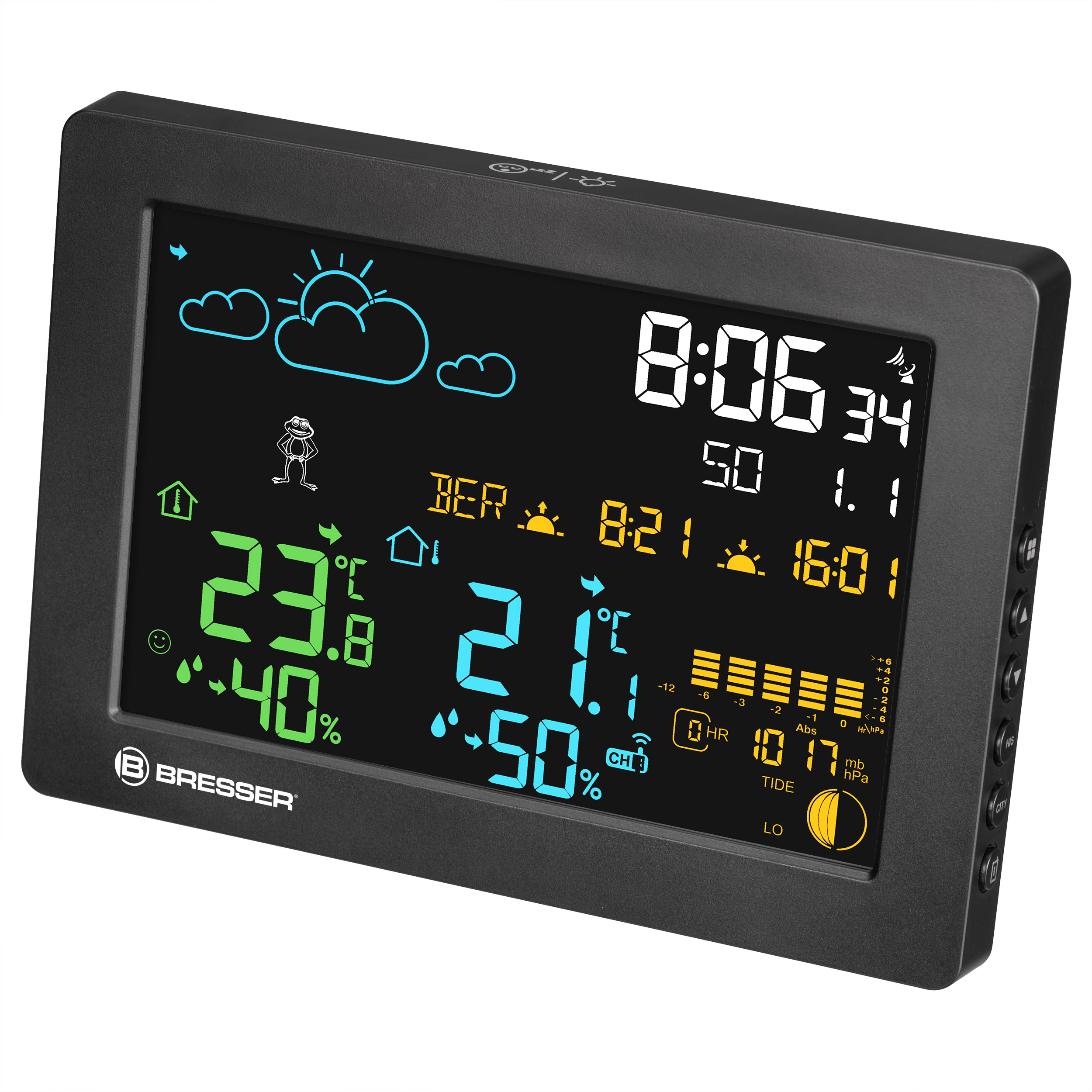 BRESSER MeteoTemp Baro HZ Colour Weather Station