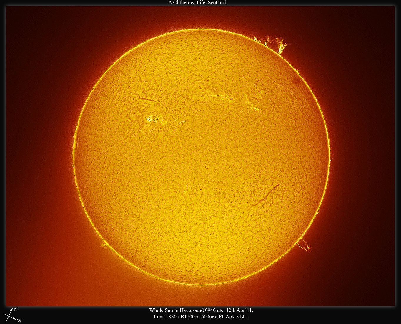 LUNT LS50FHa/B1800d2 H-alpha solar filter