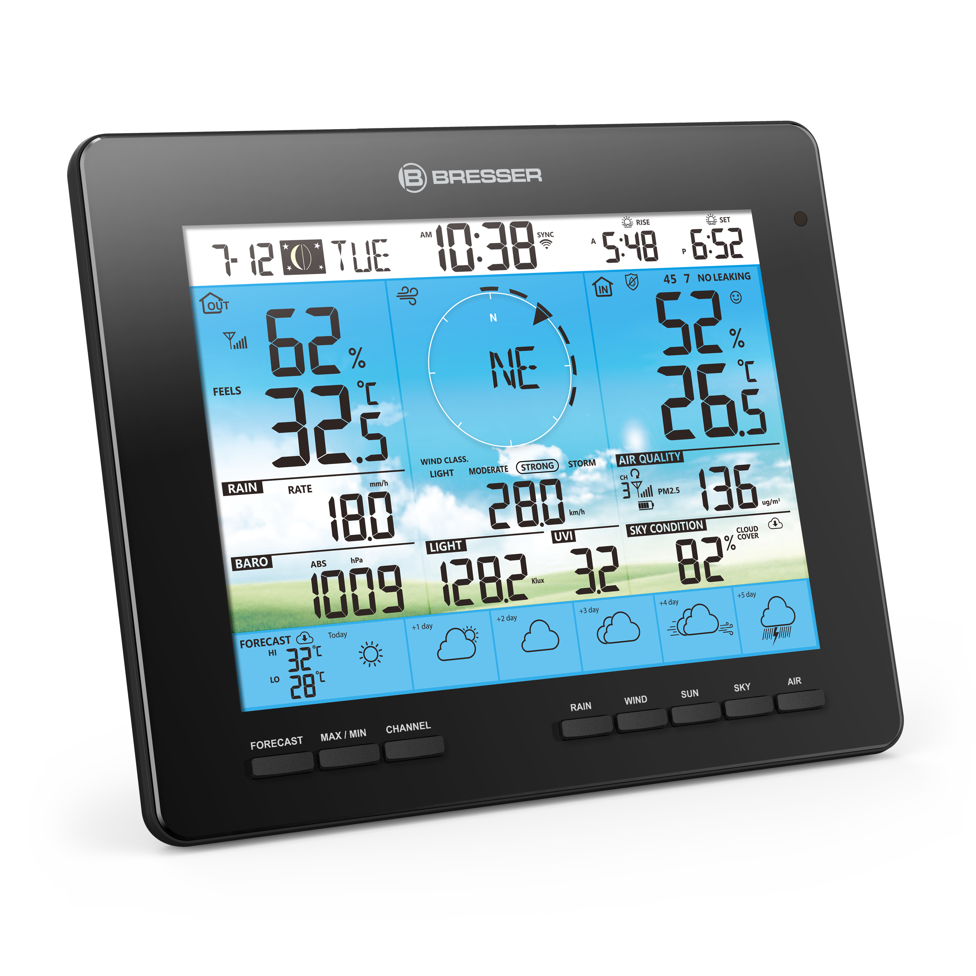 BRESSER Additional / Spare Base Station for Weather Station 7003210