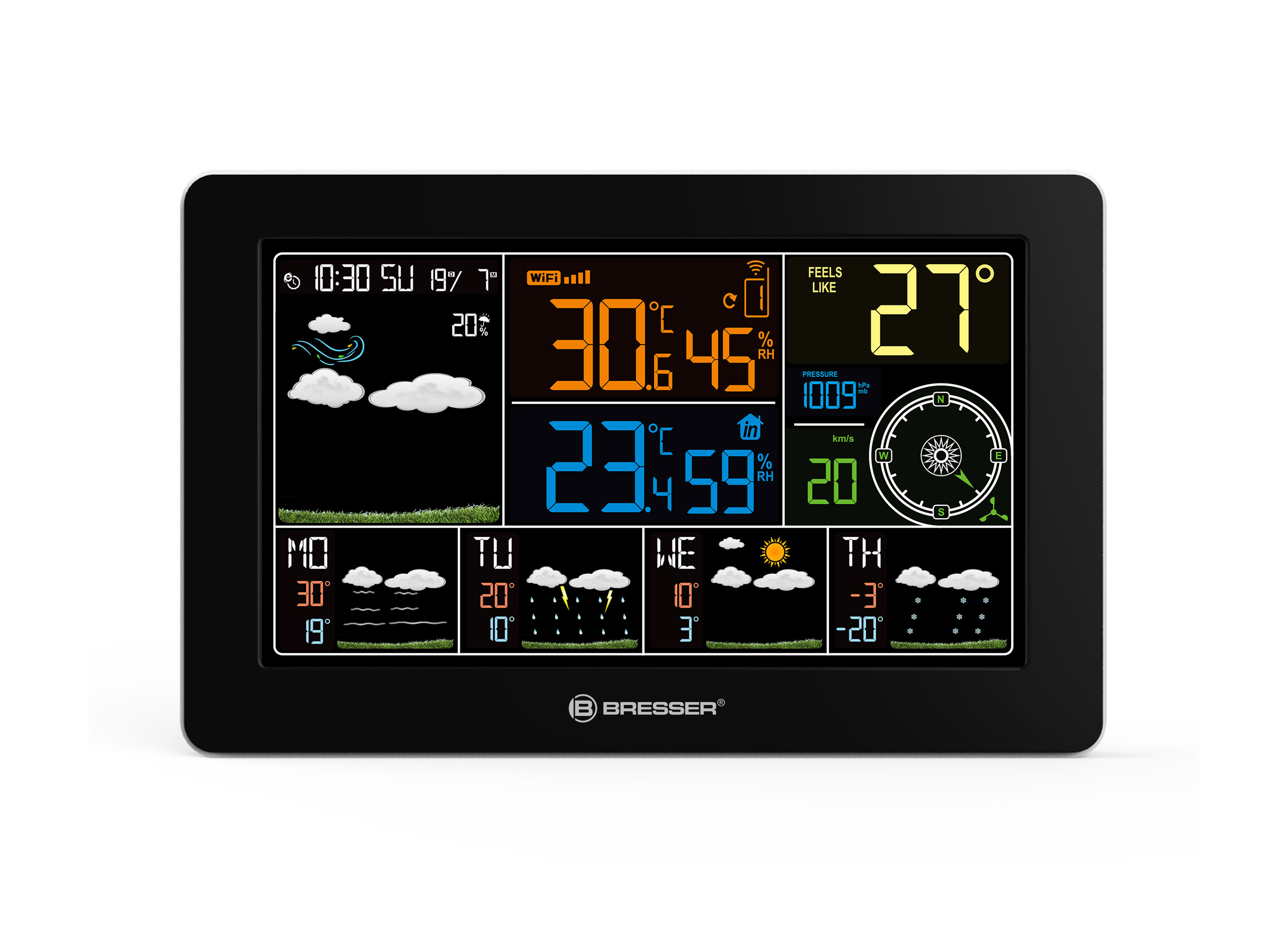 Radiowa stacja meteorologiczna BRESSER WLAN 4CAST