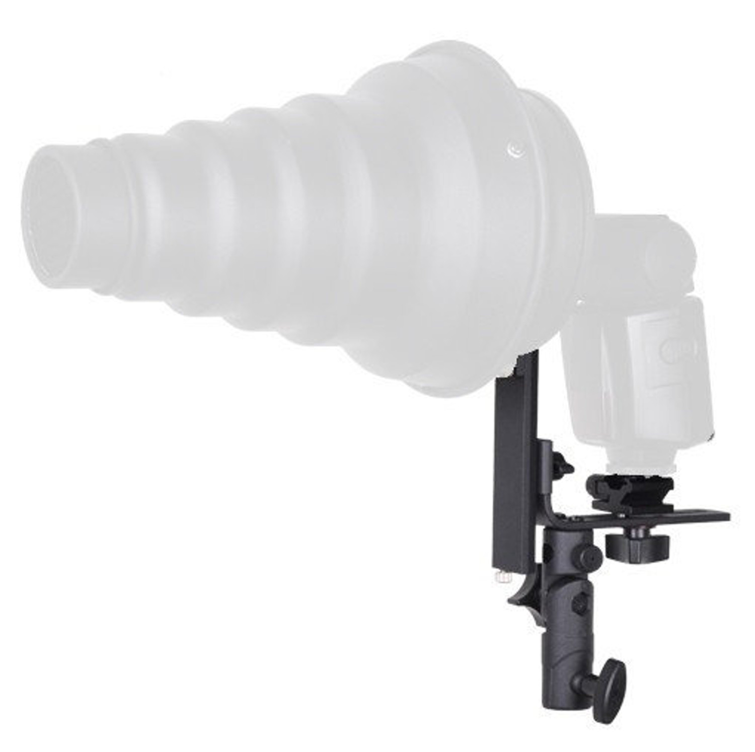 BRESSER BR-TL15 Camera Flash Bracket with S-Bayonet Accessory Adapter