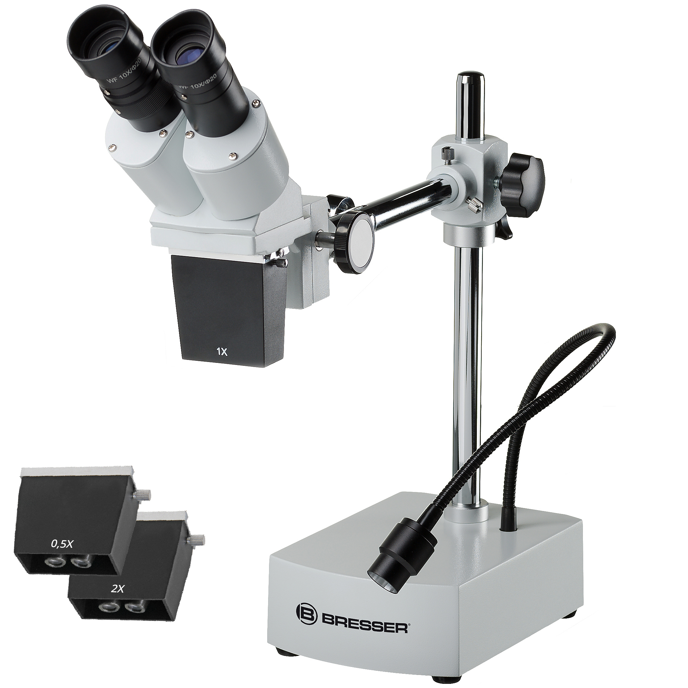 BRESSER Biorit ICD CS 5x-20x Stereo Microscope LED