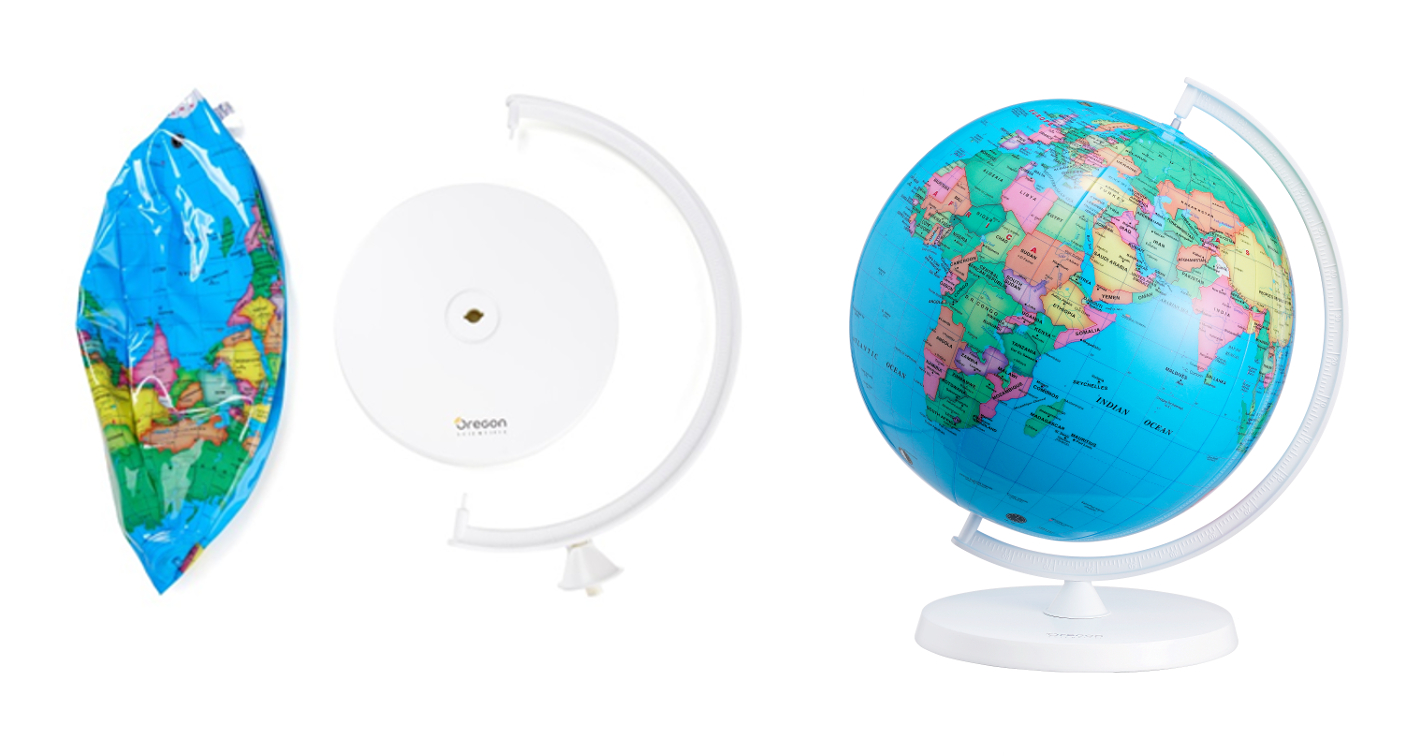 Oregon Scientific SmartGlobe™ Air - aufblasbarer Globus mit erweiterter Realität