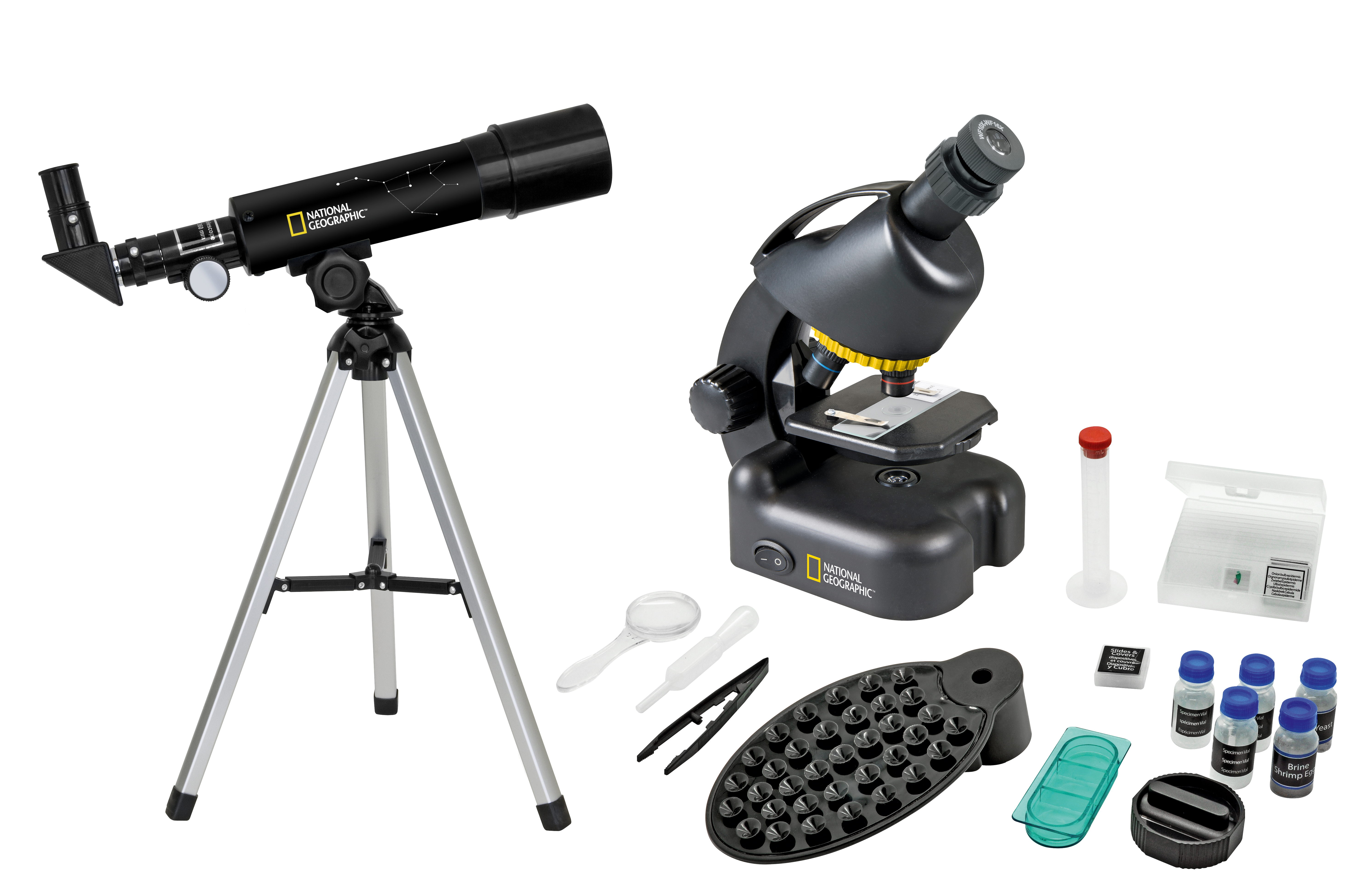 NATIONAL GEOGRAPHIC Compact Telescope and Microscope Set (Refurbished)