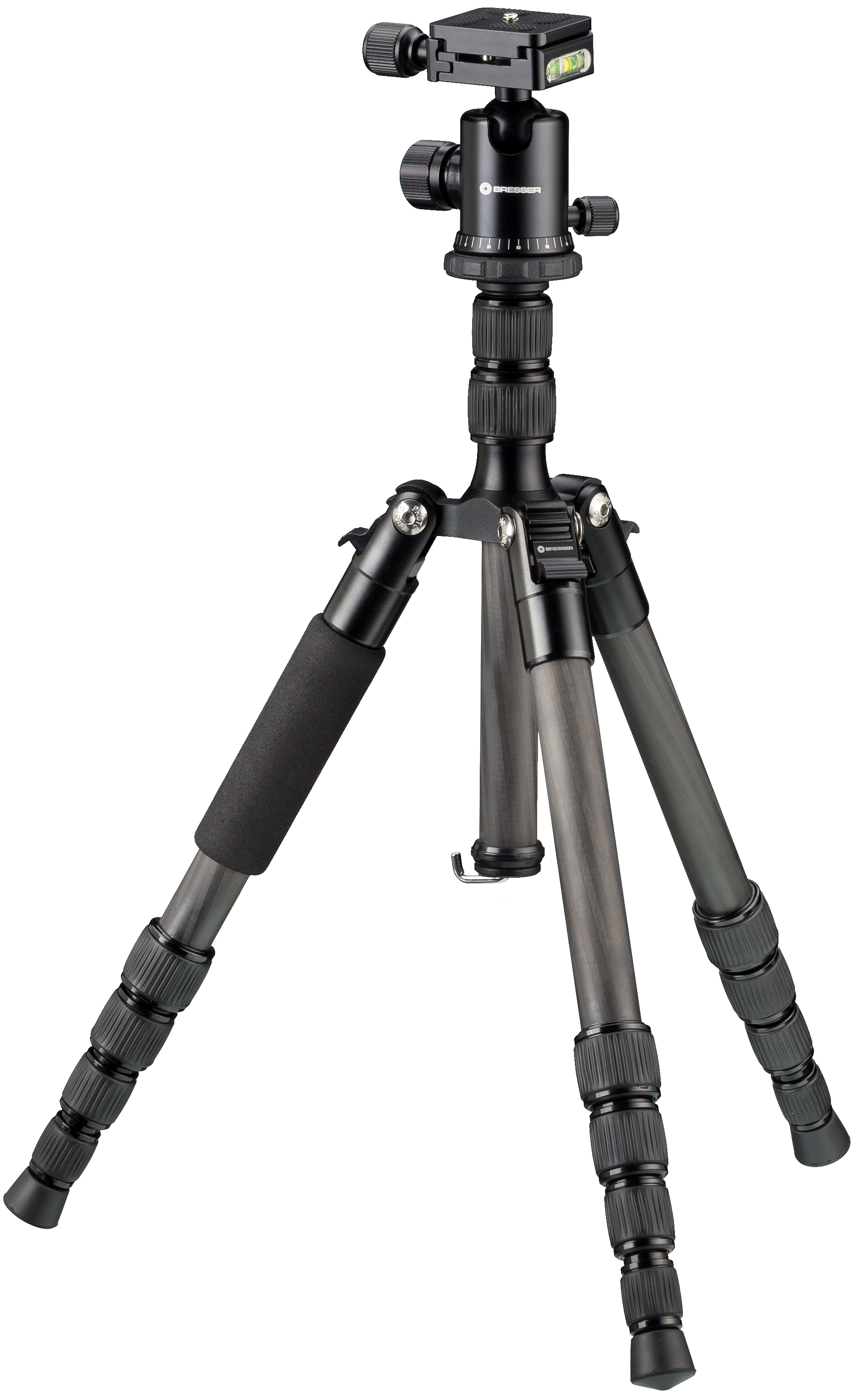 BRESSER BR-2205-N1 Carbon Photo Tripod up to 8 kg also usable as Ground Level Tripod