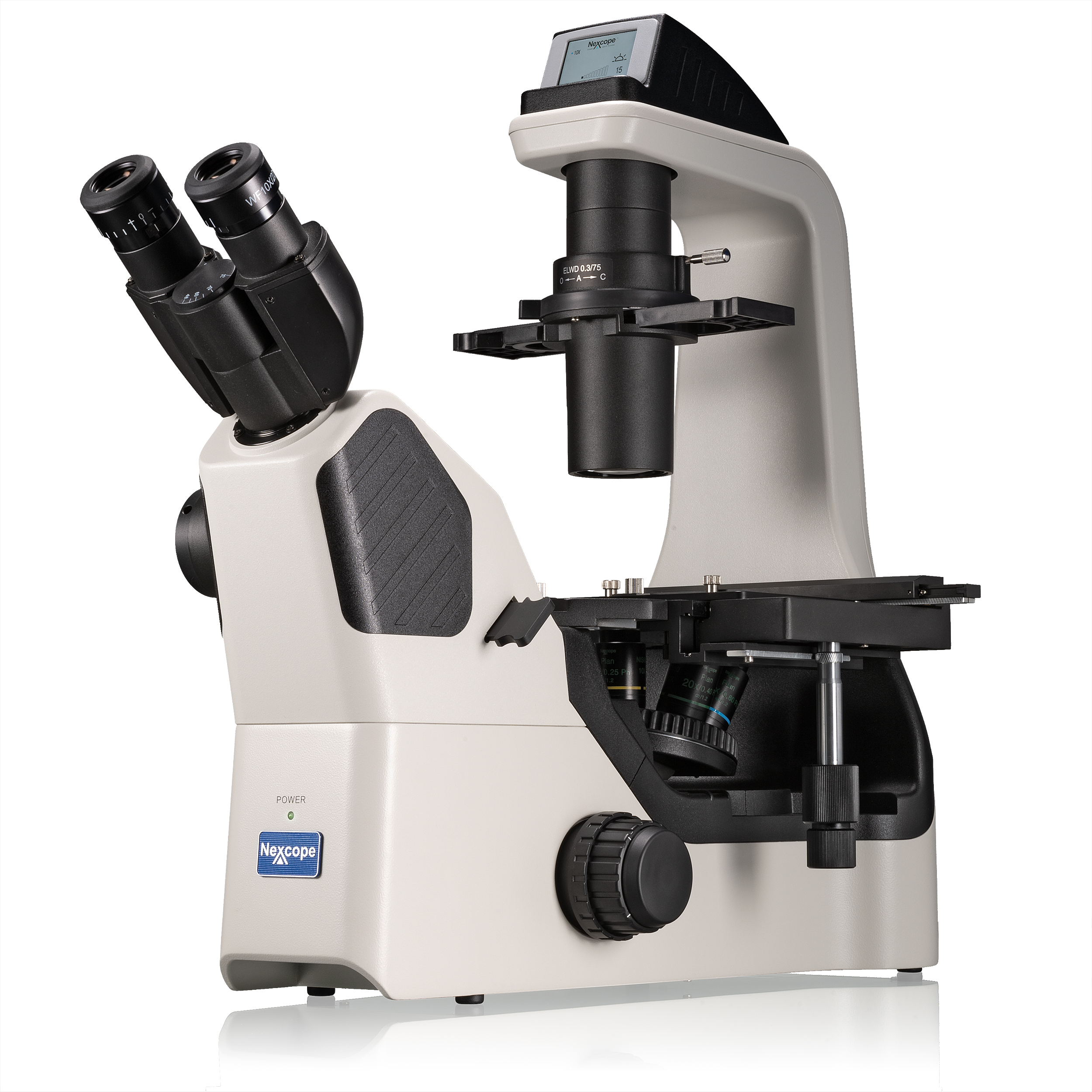 Nexcope NIB620 professional, inverted laboratory microscope with phase contrast