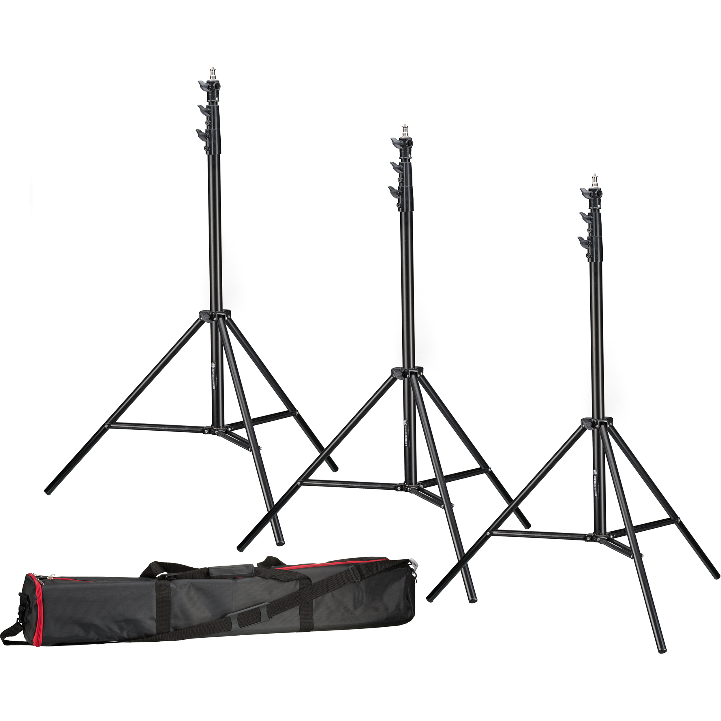 BRESSER 3x BR-TP280 PRO-1 Tripod (280 cm) + Bag