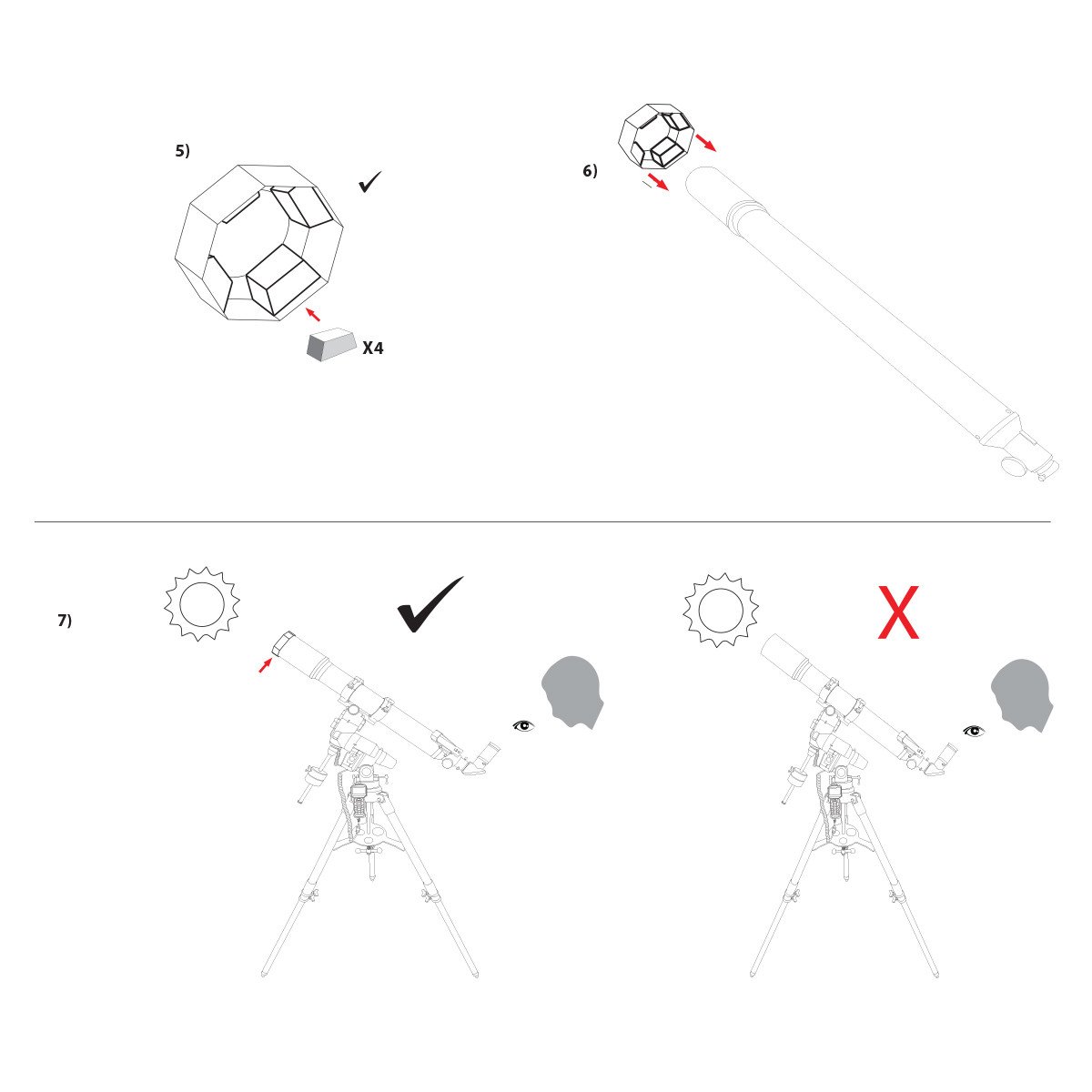 EXPLORE SCIENTIFIC Sun Catcher Solar Filter for 110-130mm Telescopes