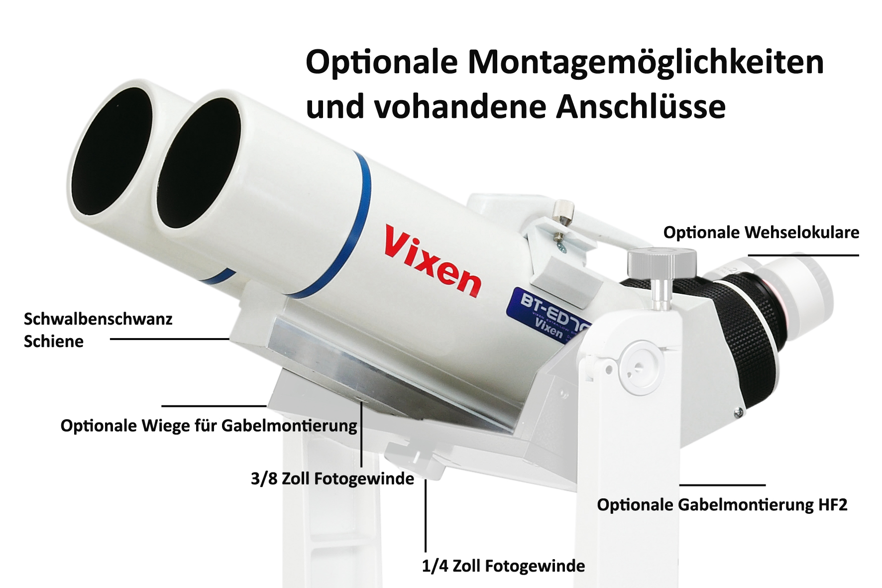 BT-ED70S-A Binocular Telescope