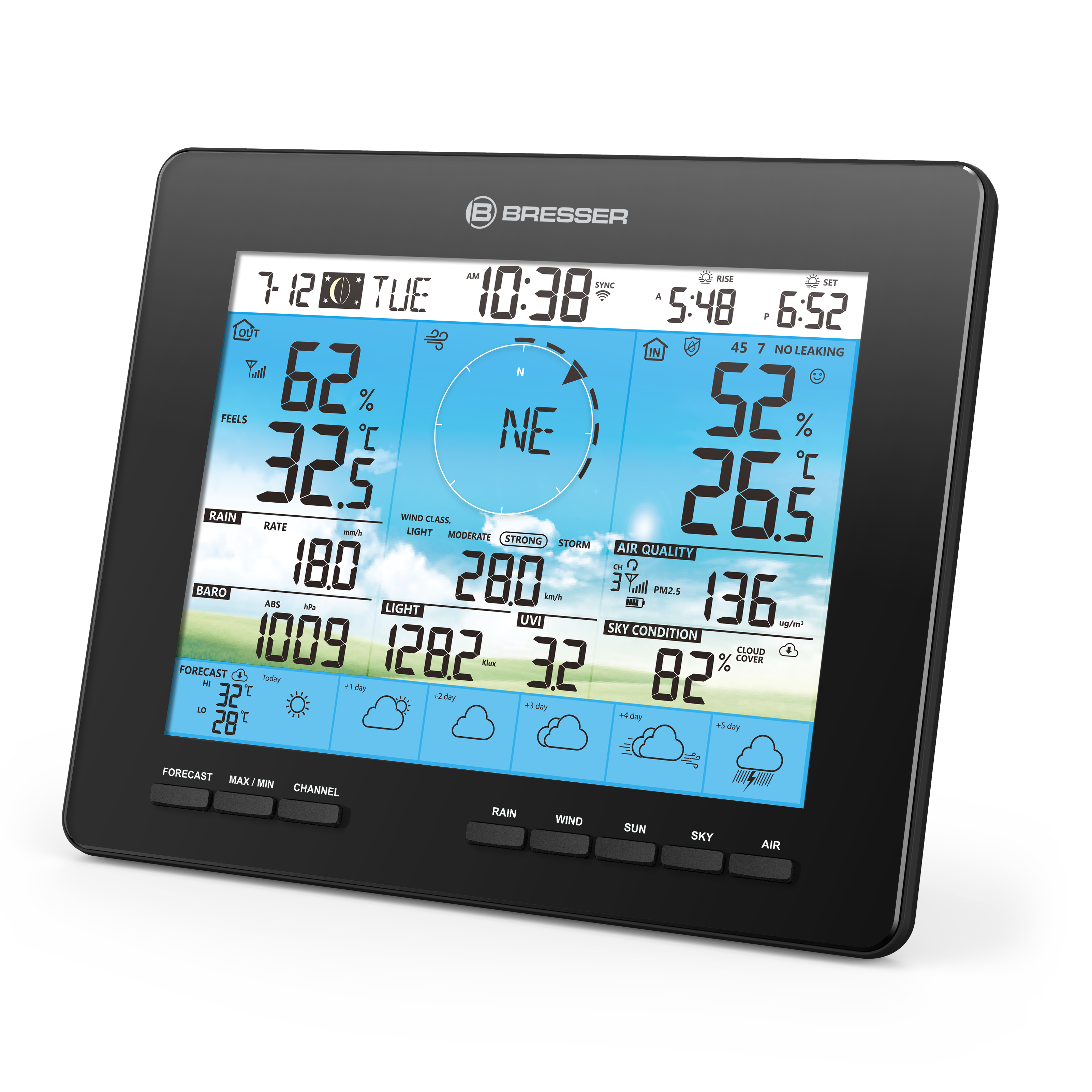 BRESSER Additional / Spare Base Station for Weather Station 7003210