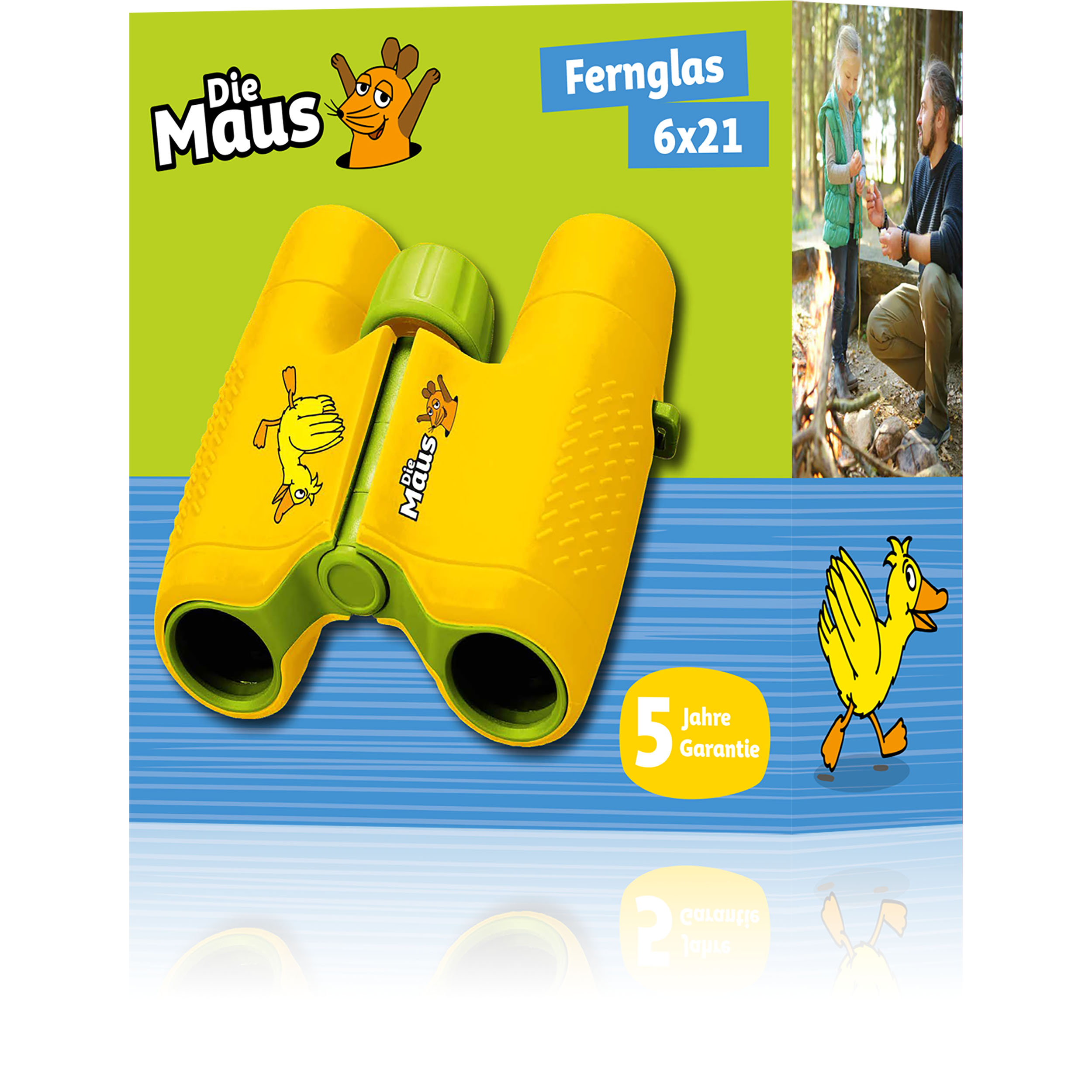 DieMaus Children's Binoculars with pouch