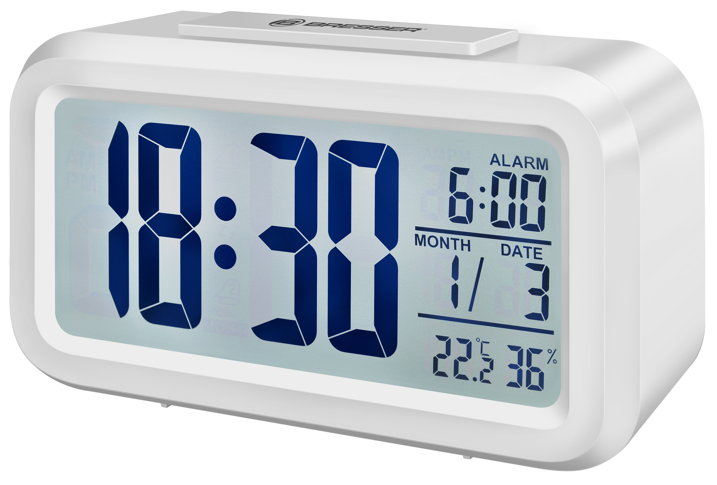 BRESSER MyTime Duo Alarm Clock white (Refurbished)