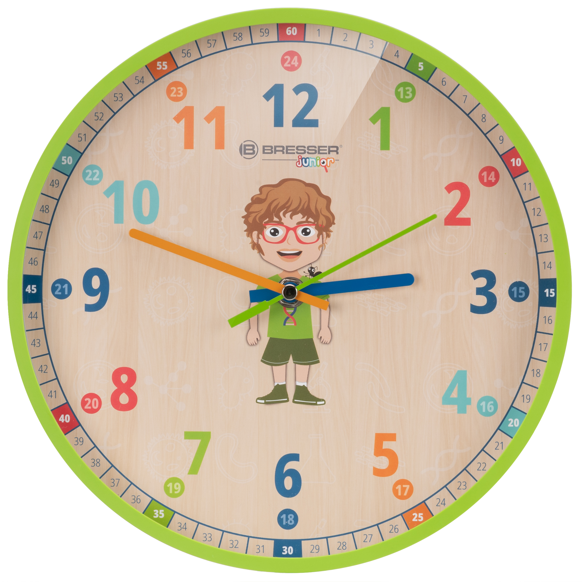 BRESSER JUNIOR Kinder-Wanduhr (Refurbished)