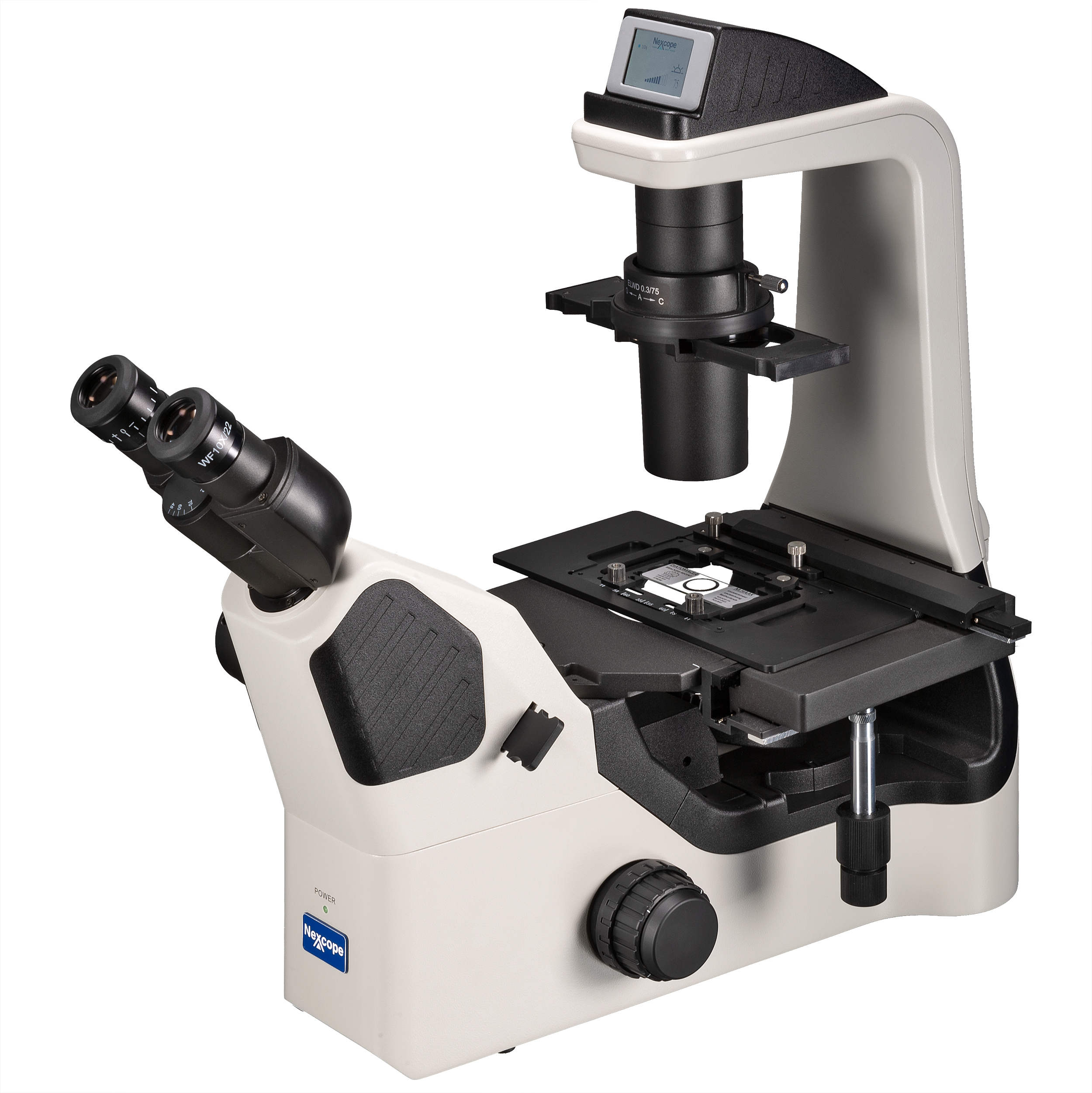 Nexcope NIB620 professional, inverted laboratory microscope with phase contrast