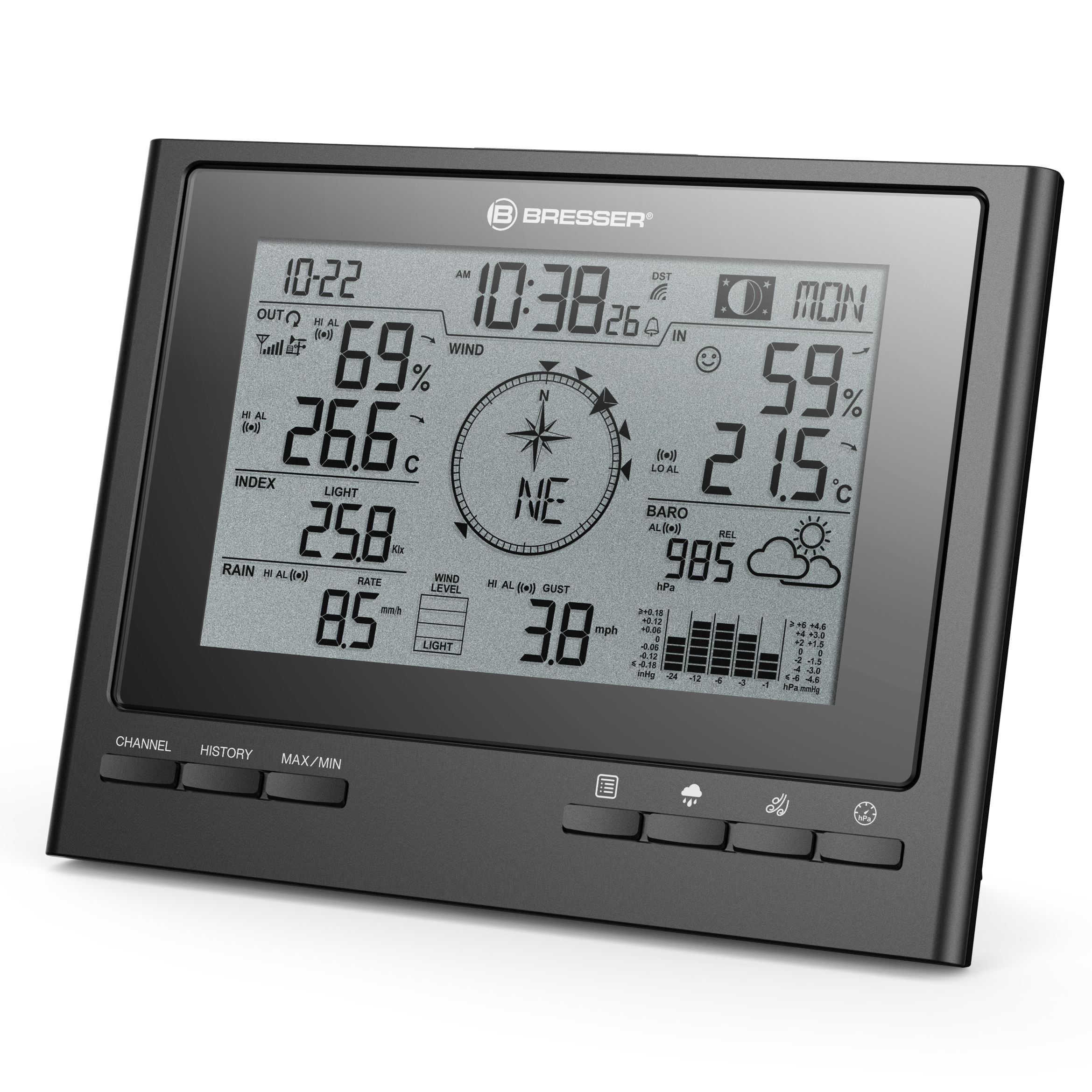 BRESSER additional / spare base station for weather station 7003100 (Refurbished)