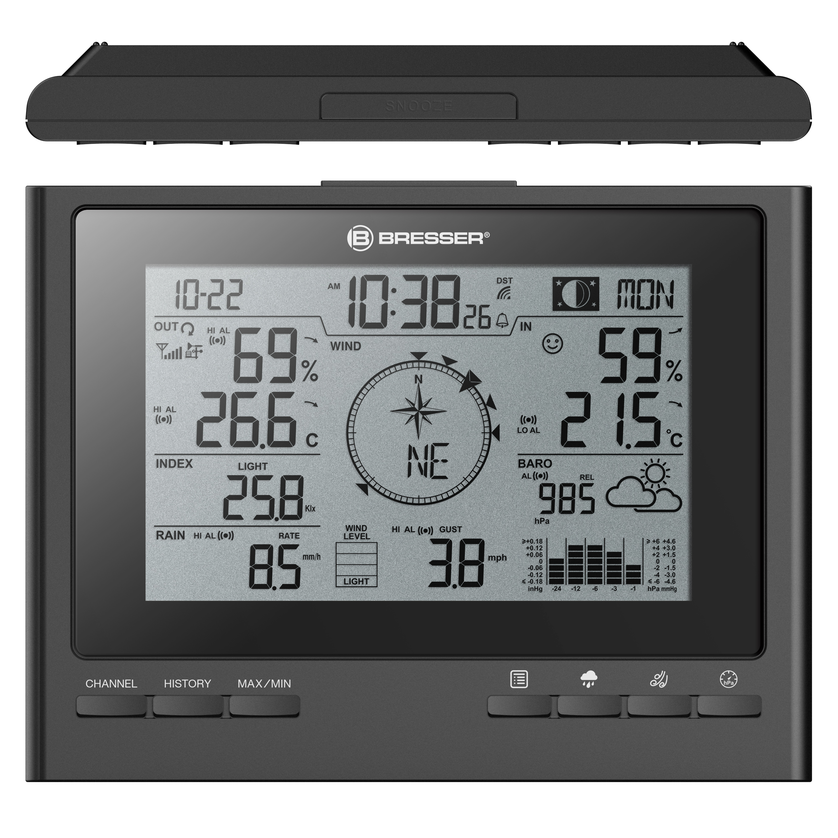 BRESSER additional / spare base station for weather station 7003100 (Refurbished)