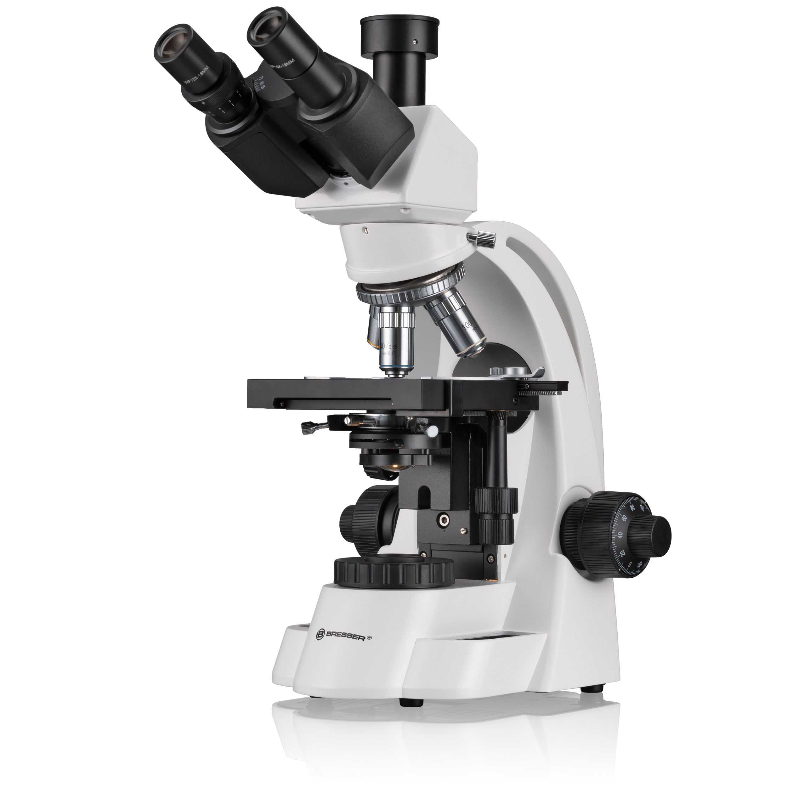 BRESSER Bioscience 40-1000x Trinocular Microscope