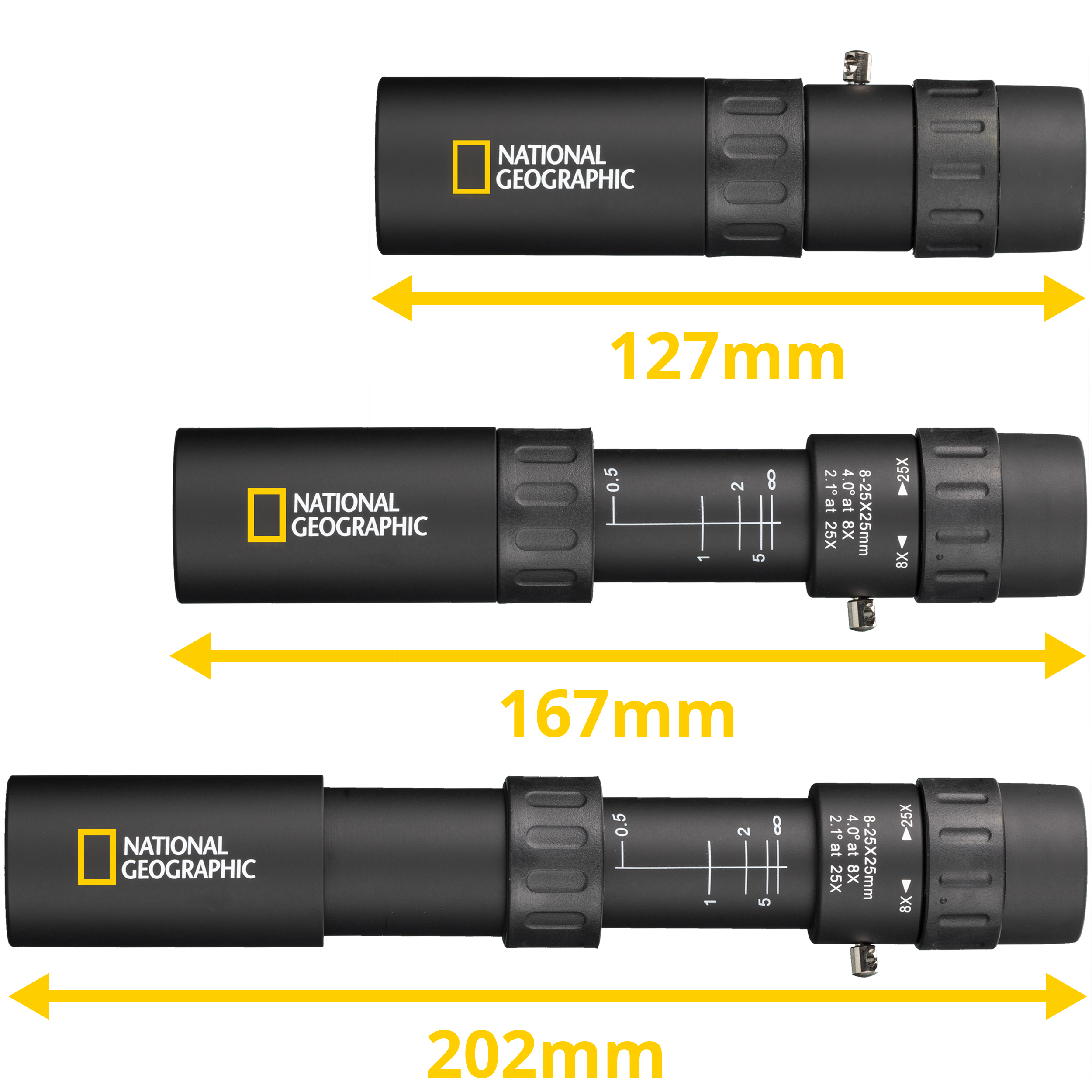 NATIONAL GEOGRAPHIC 8-25x25 Zoom Monocular