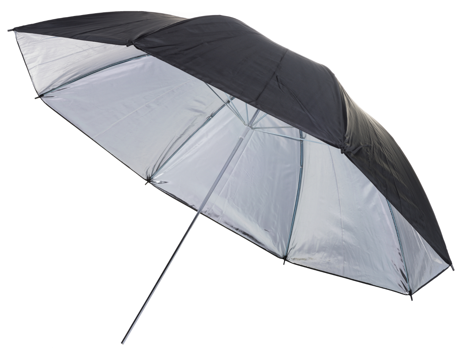 BRESSER BR-BS110 Reflective Umbrella black/silver 110cm