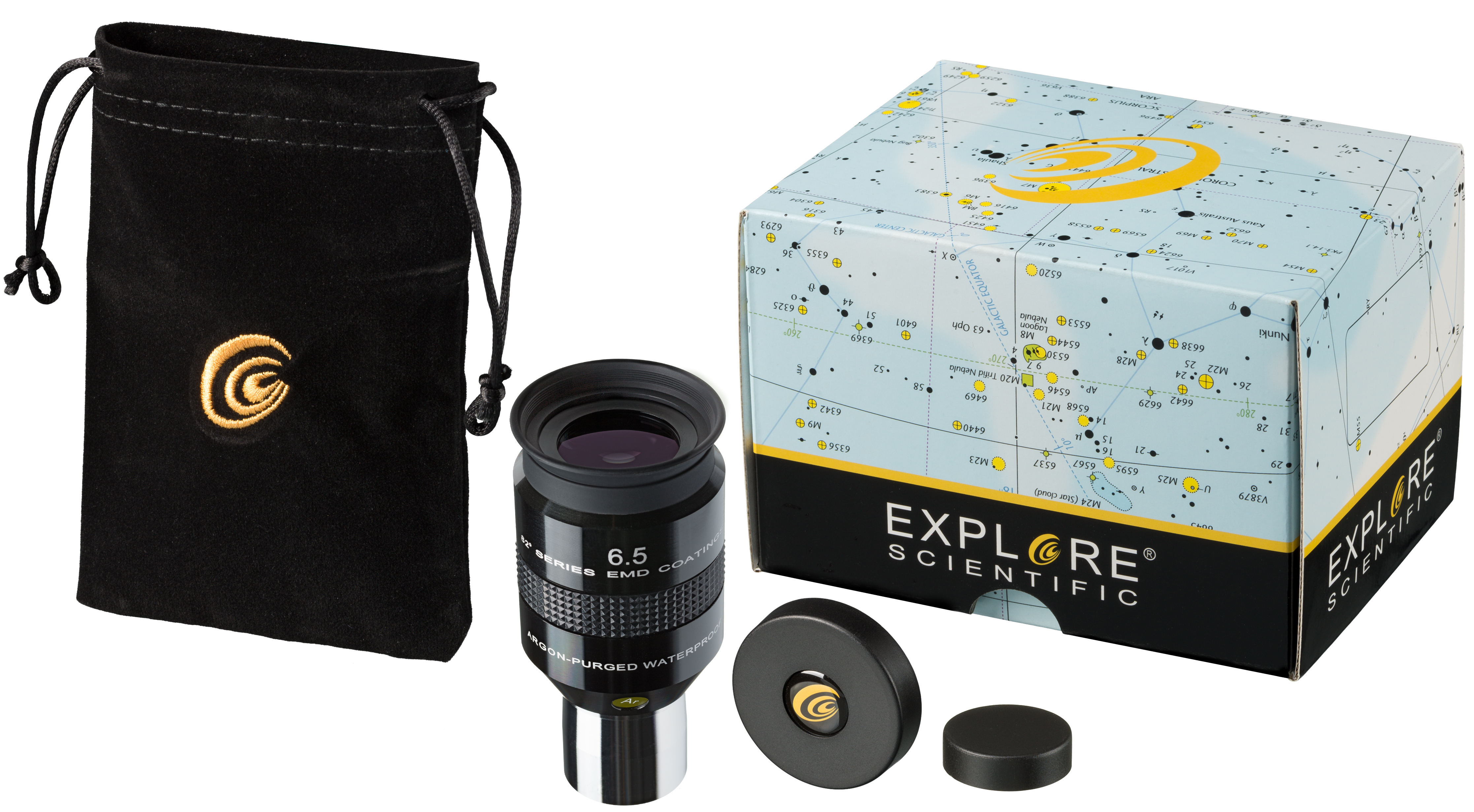 EXPLORE SCIENTIFIC Okular 82° LER 6,5 mm Ar (1,25")