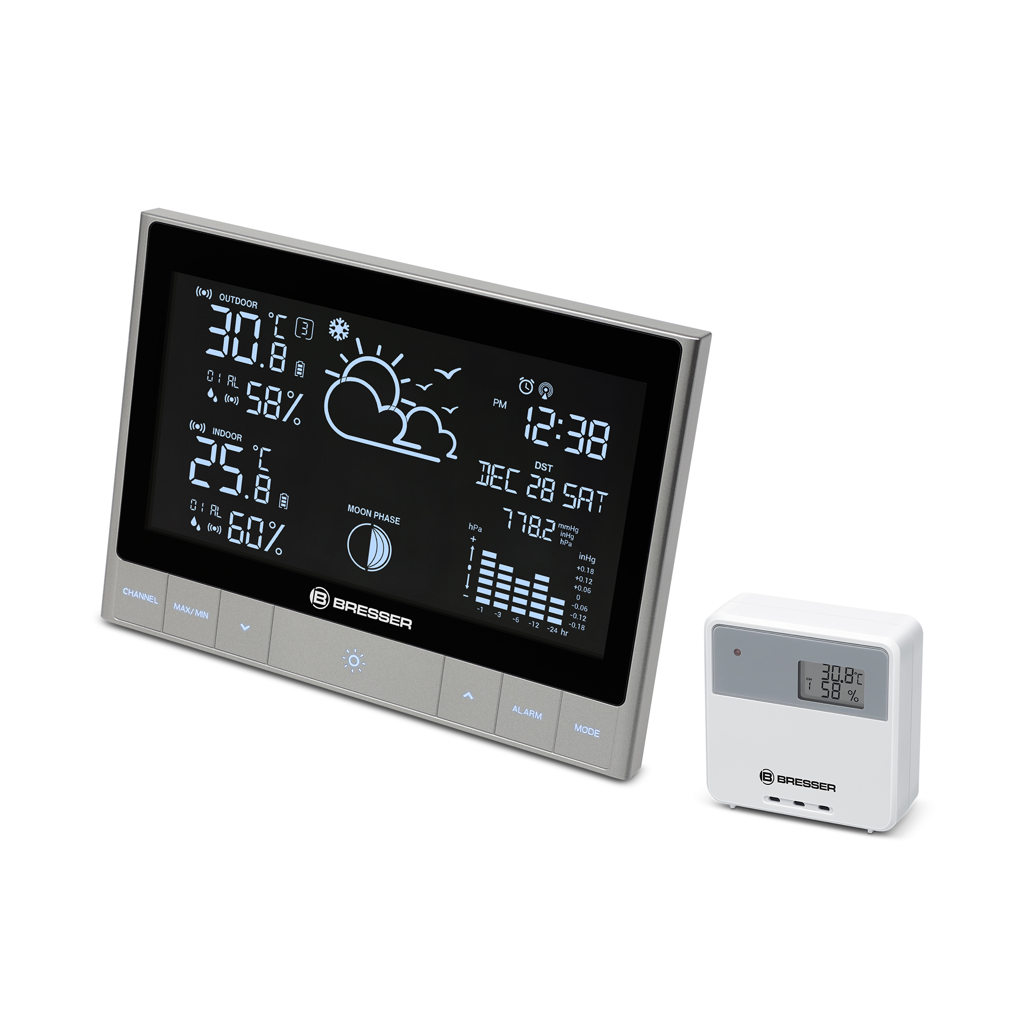 BRESSER ClimateTemp NDH wireless weather station (Refurbished)