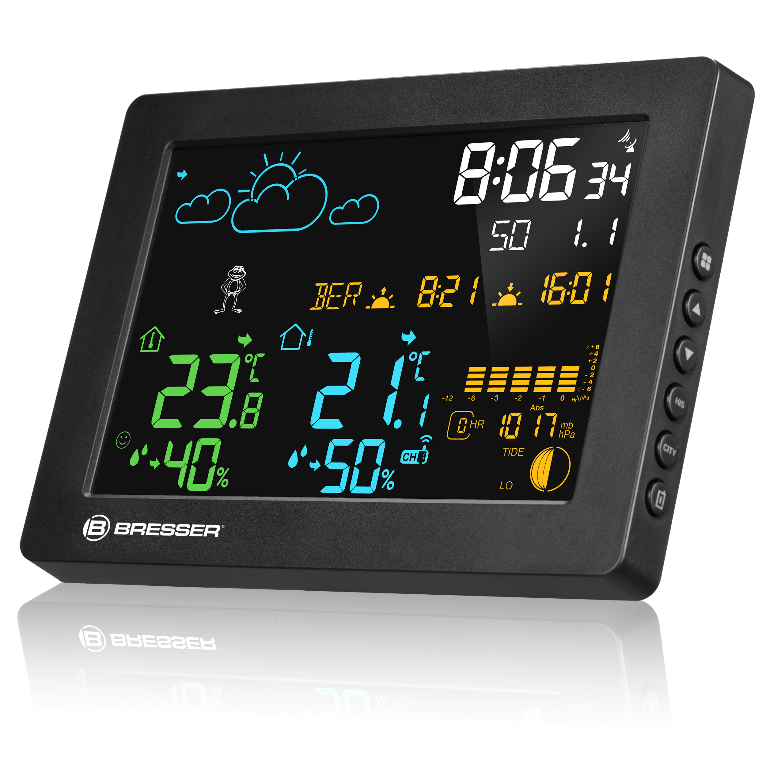 BRESSER MeteoTemp Baro HZ Colour Weather Station