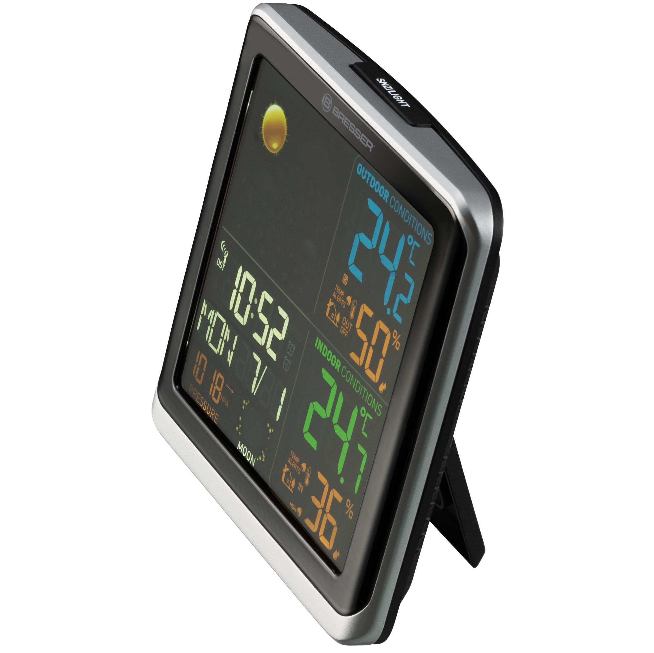 BRESSER Weather Station ClimaTemp TB with LCD Colour Display