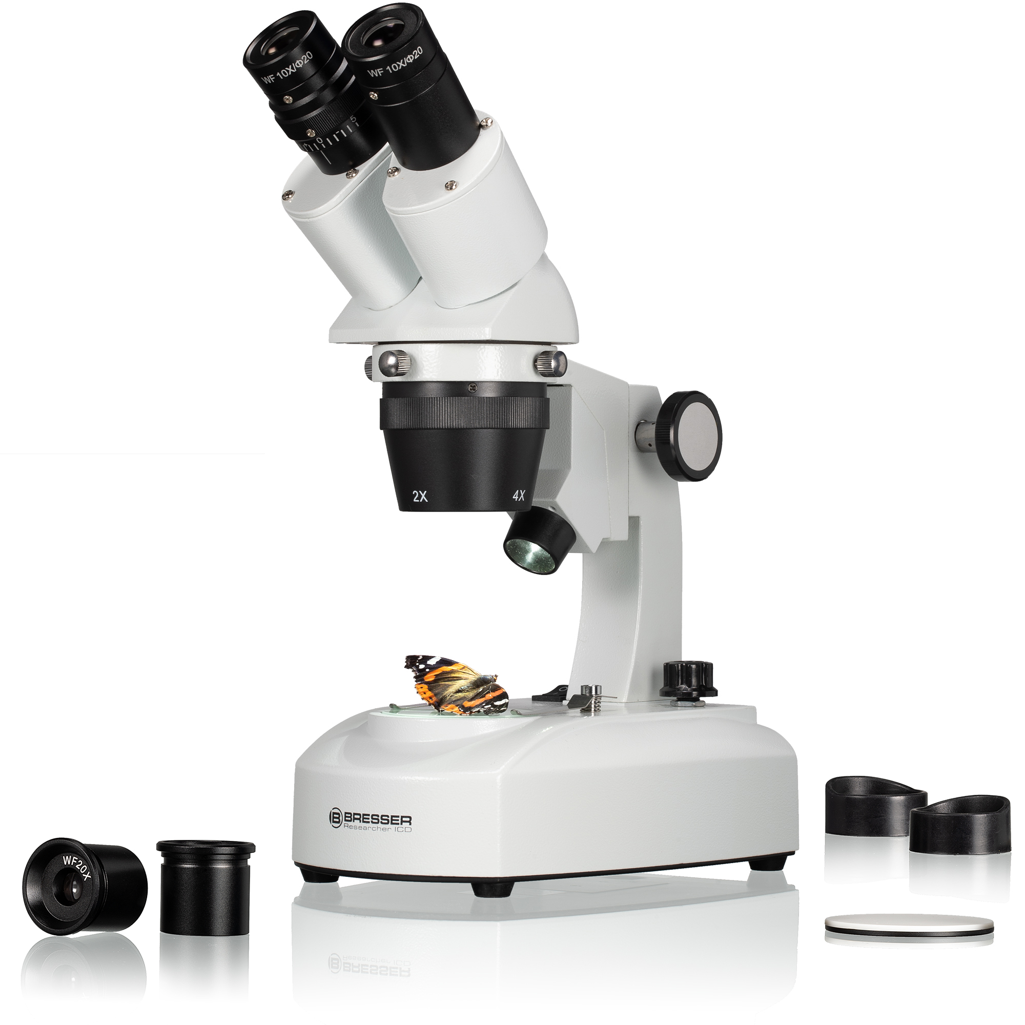 BRESSER Researcher ICD LED 20x-80x Stereo Microscope (Refurbished)