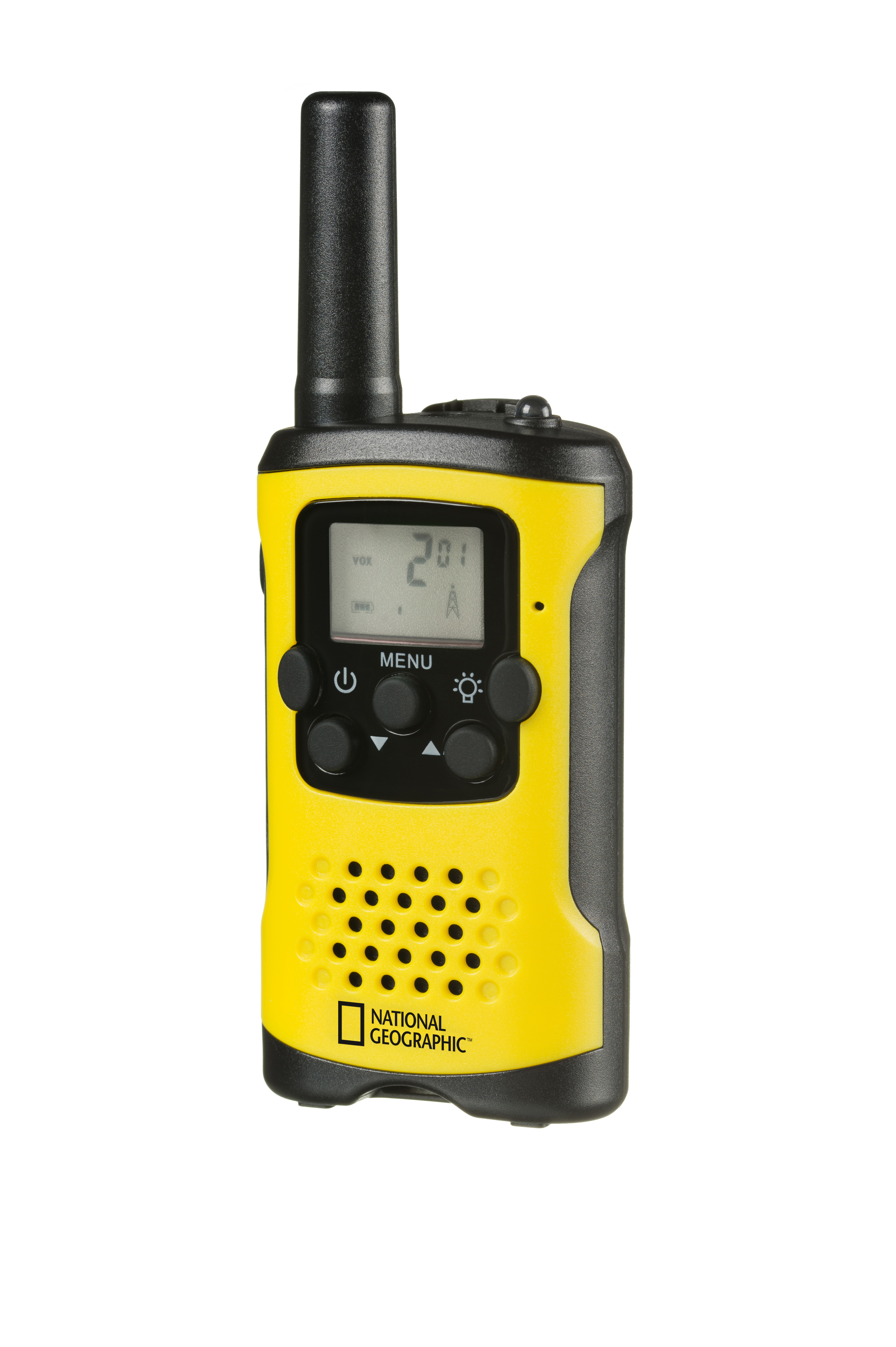 Zestaw 2 walkie talkie NATIONAL GEOGRAPHIC FM o dużym zasięgu do 6 km i z funkcją wolnych rąk