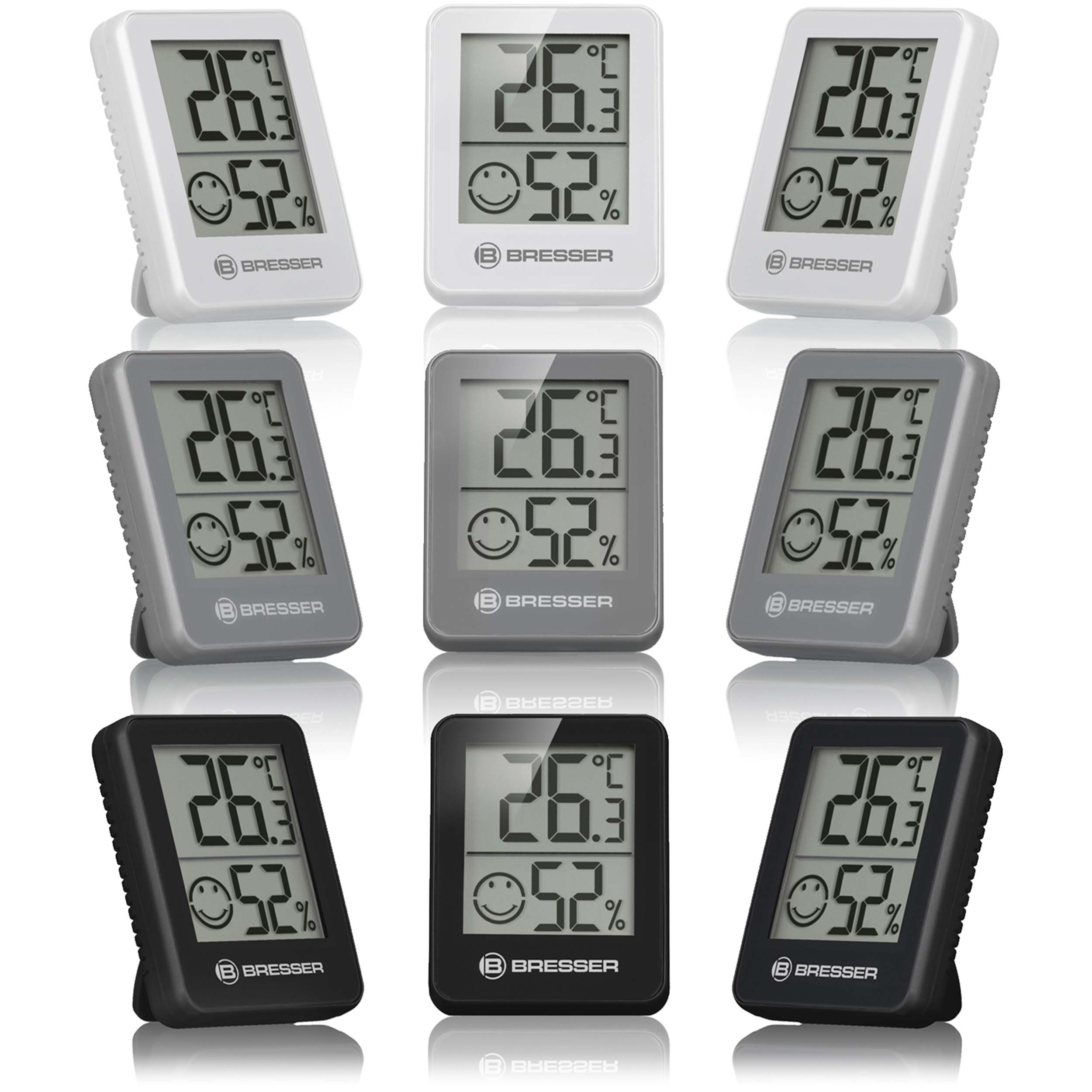 BRESSER ClimaTrend Hygro Indicator 3-piece Set Thermo-Hygrometer