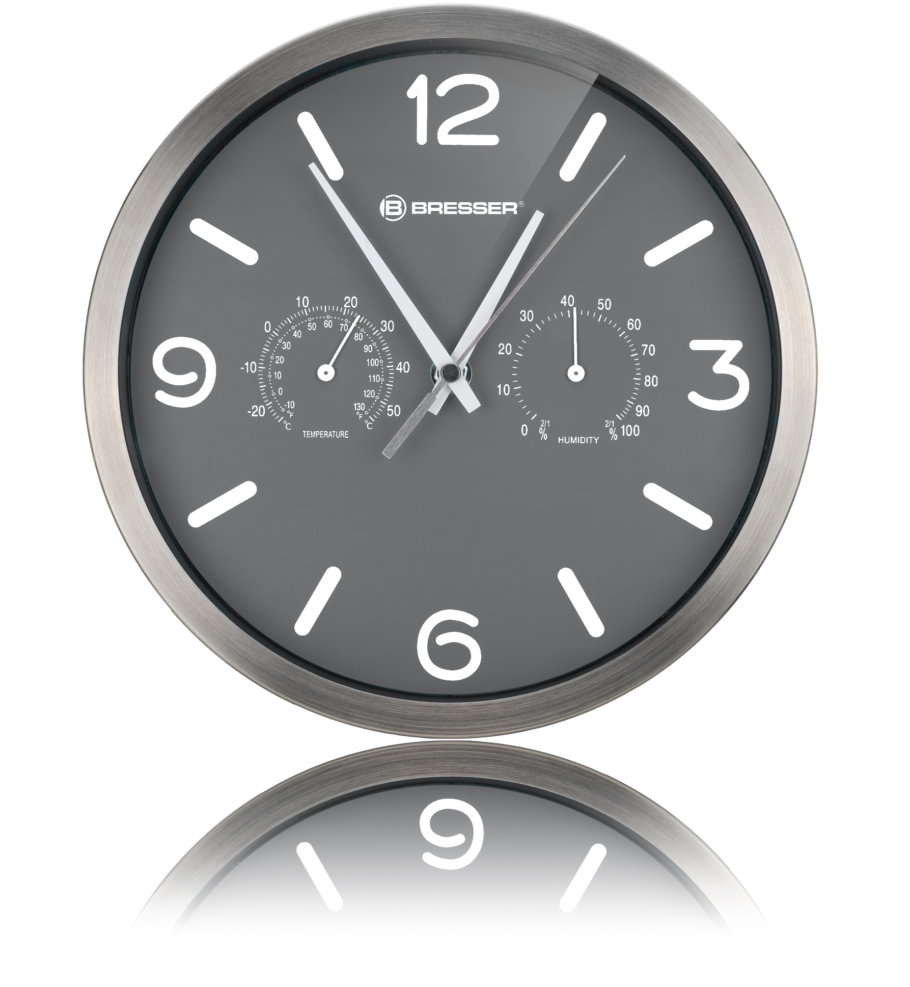 BRESSER MyTime DCF Thermo-/ Hygro- wall clock 25cm