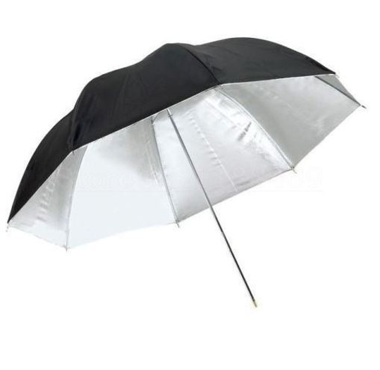 BRESSER SM-11 Reflective Umbrella White/Black 83cm