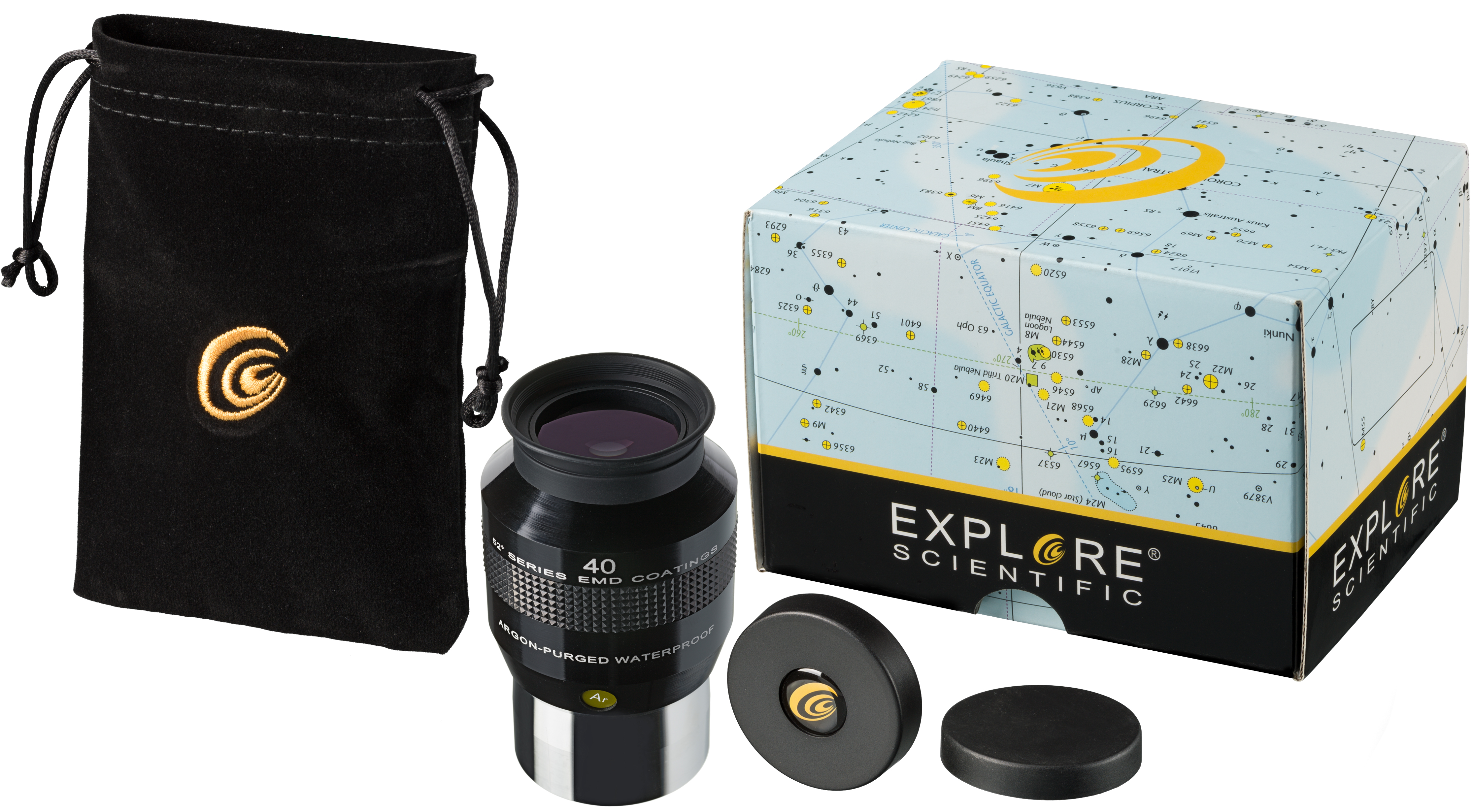 EXPLORE SCIENTIFIC 52° LER Eyepiece 40mm Ar