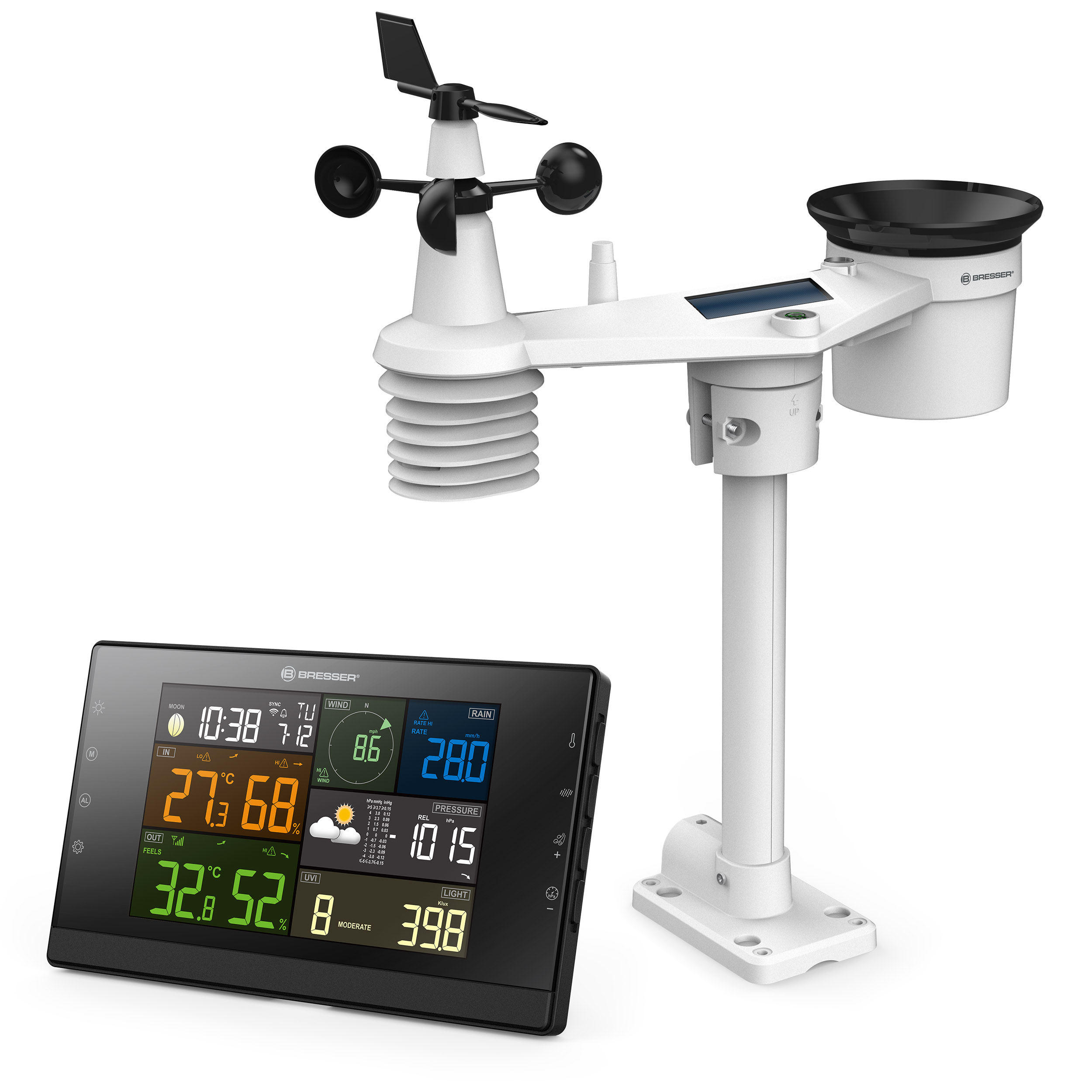 BRESSER Profi-WSC Wi-Fi Weather Station with 7-in-1 Sensor