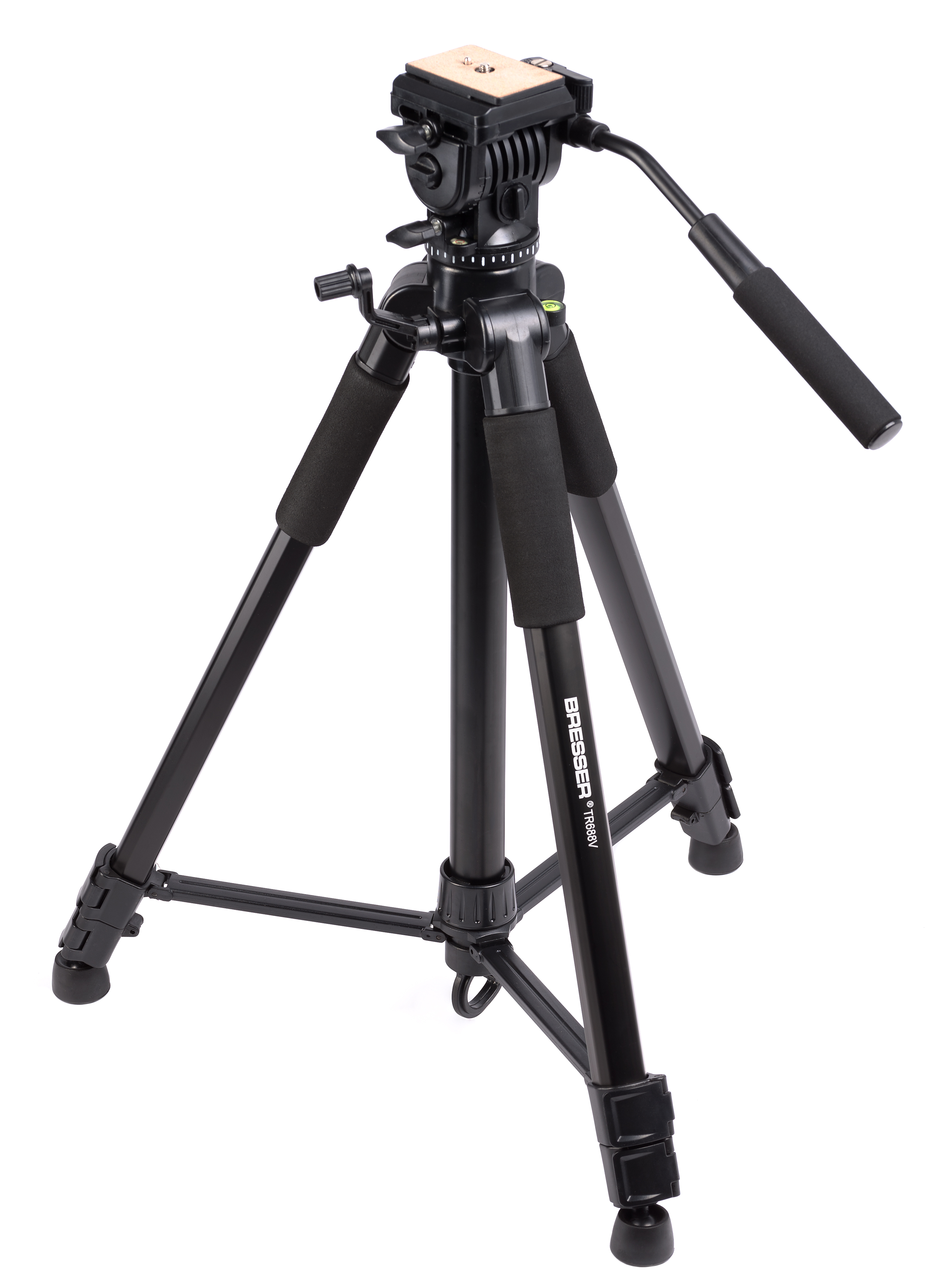 BRESSER TR-688V video tripod with 2-way tilt