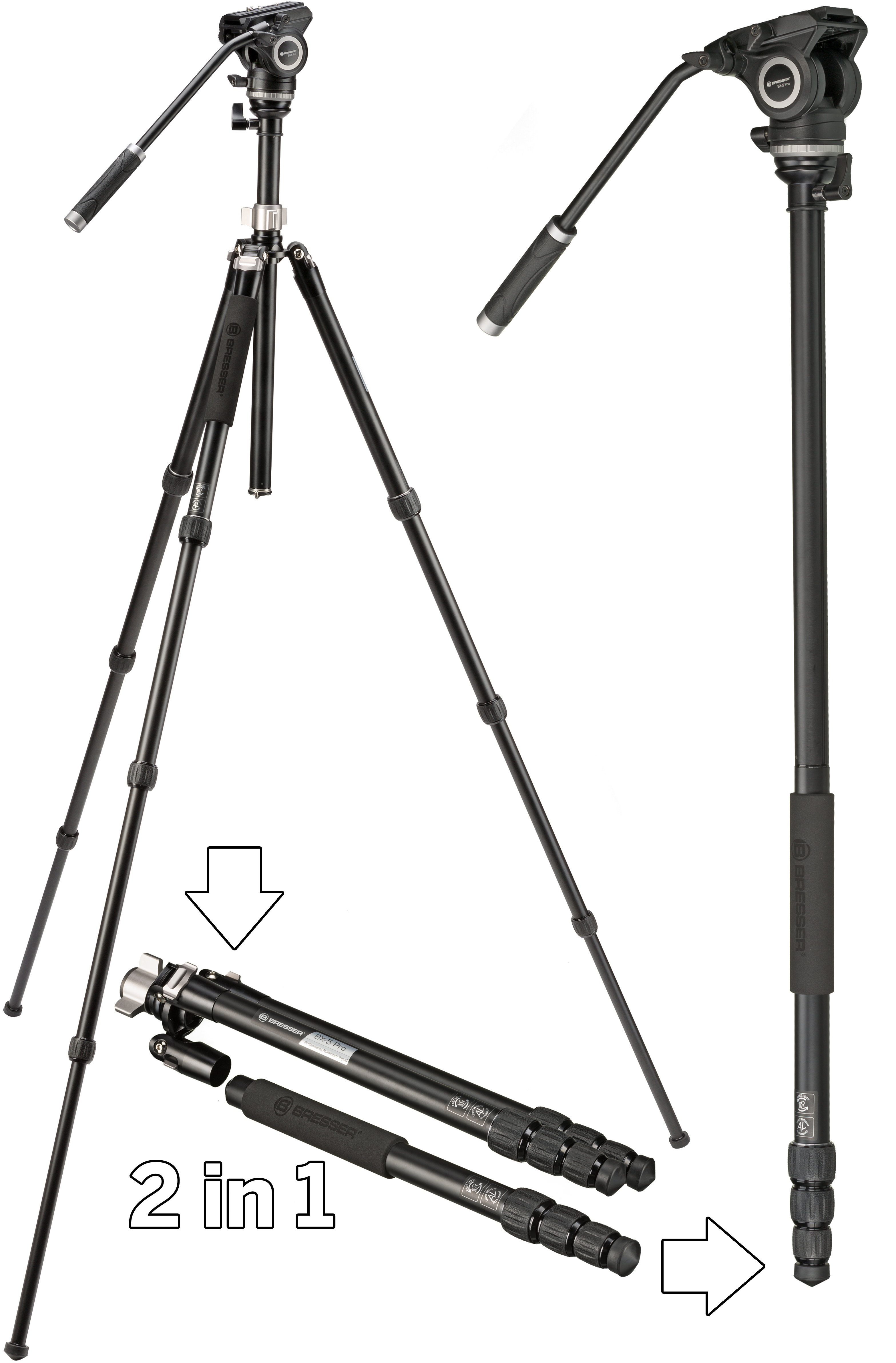 BRESSER BX-5 Pro Video-Tripod