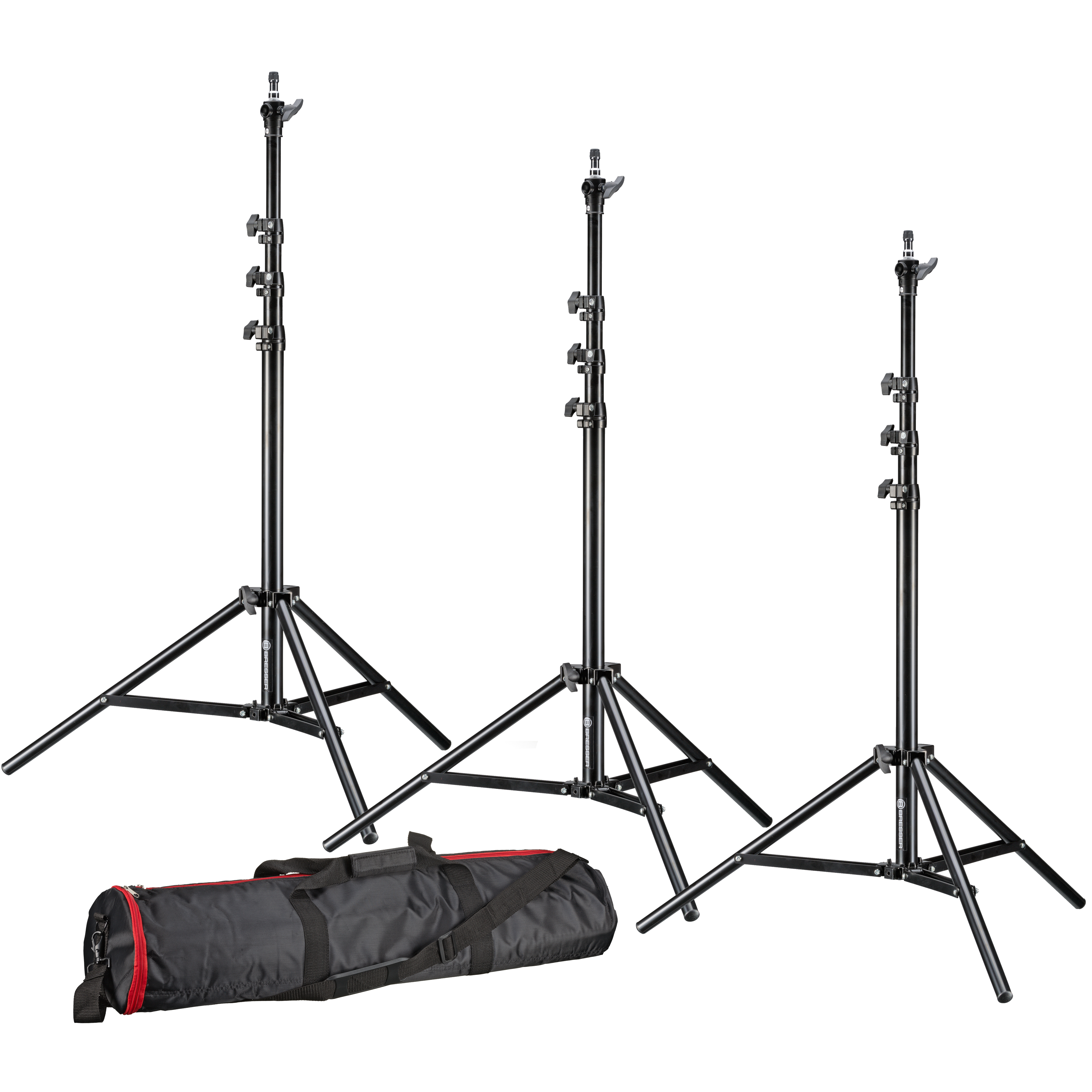 BRESSER 3x BR-TP240 PRO-1 tripod (240 cm) + bag