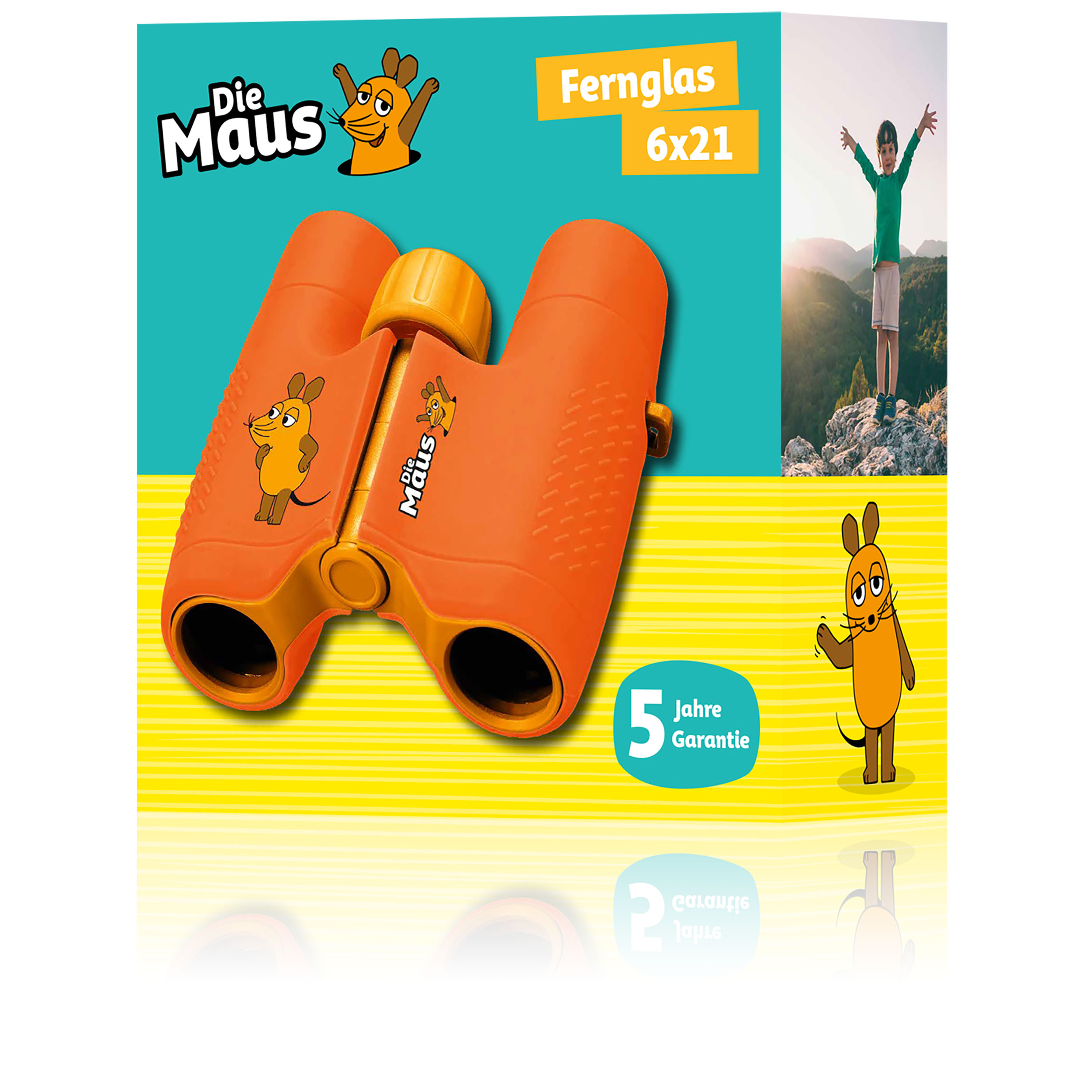 DieMaus Children's Binoculars with pouch