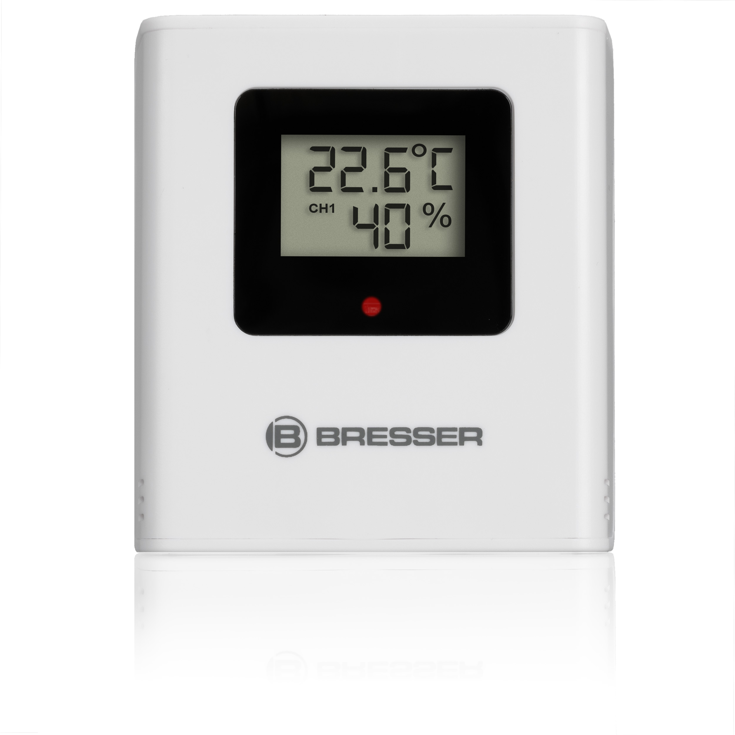 BRESSER Thermo Hygro Quadro NLX - Thermo-Hygrometer with 3 Outdoor Sensors