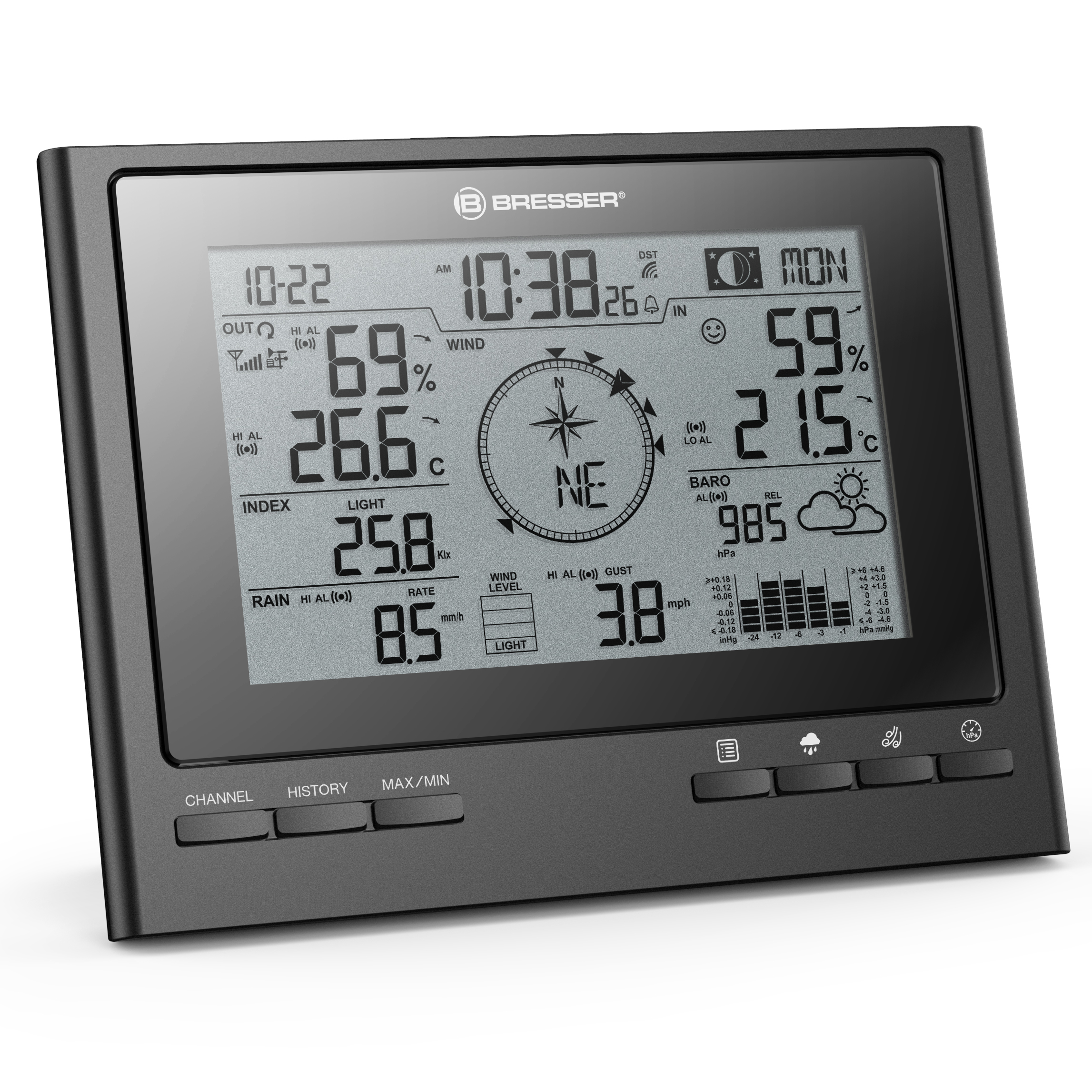 BRESSER additional / spare base station for weather station 7003100 (Refurbished)